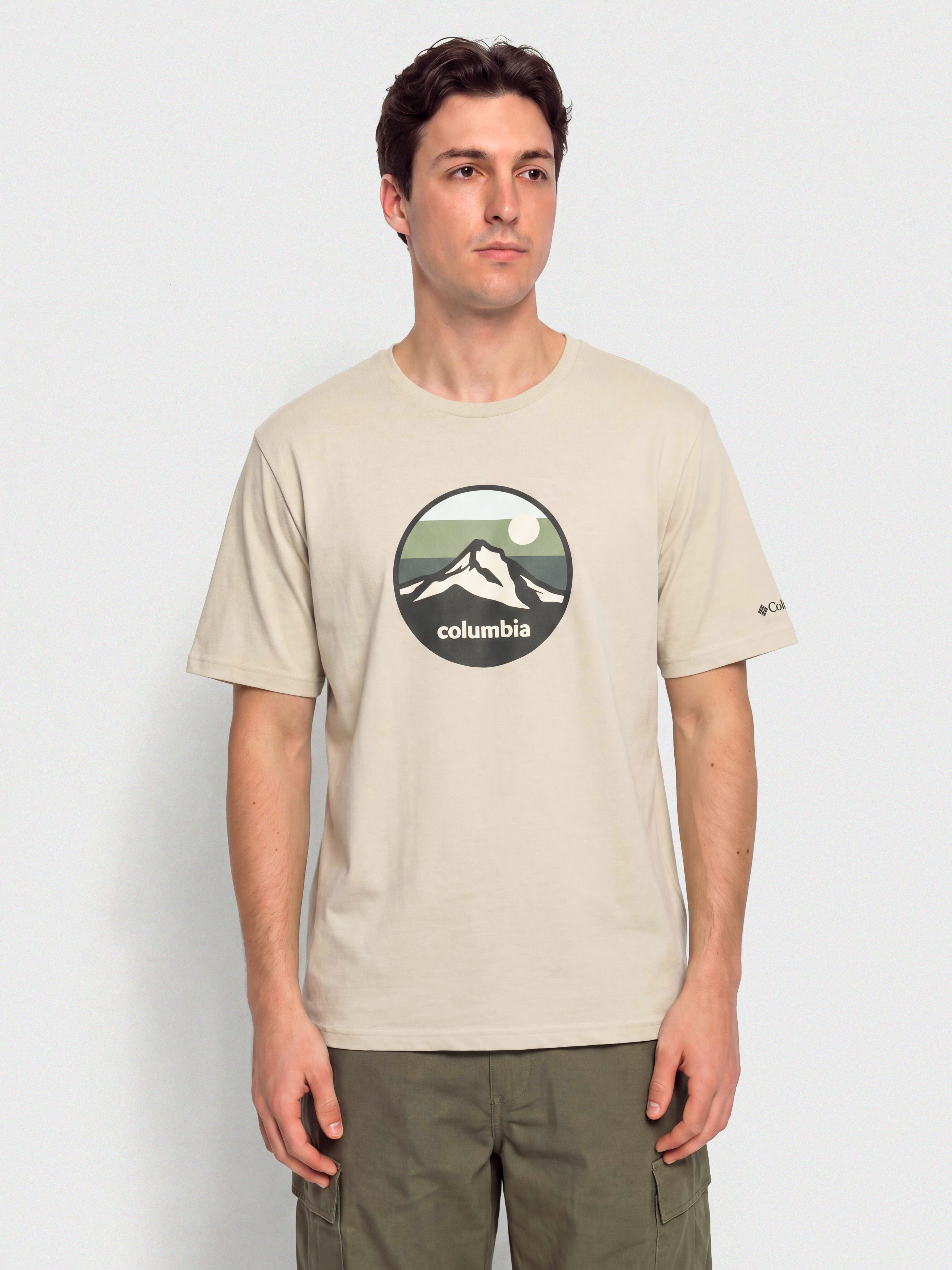 Tričko Columbia CSC Seasonal Graphic (dark stone/retro scoped)