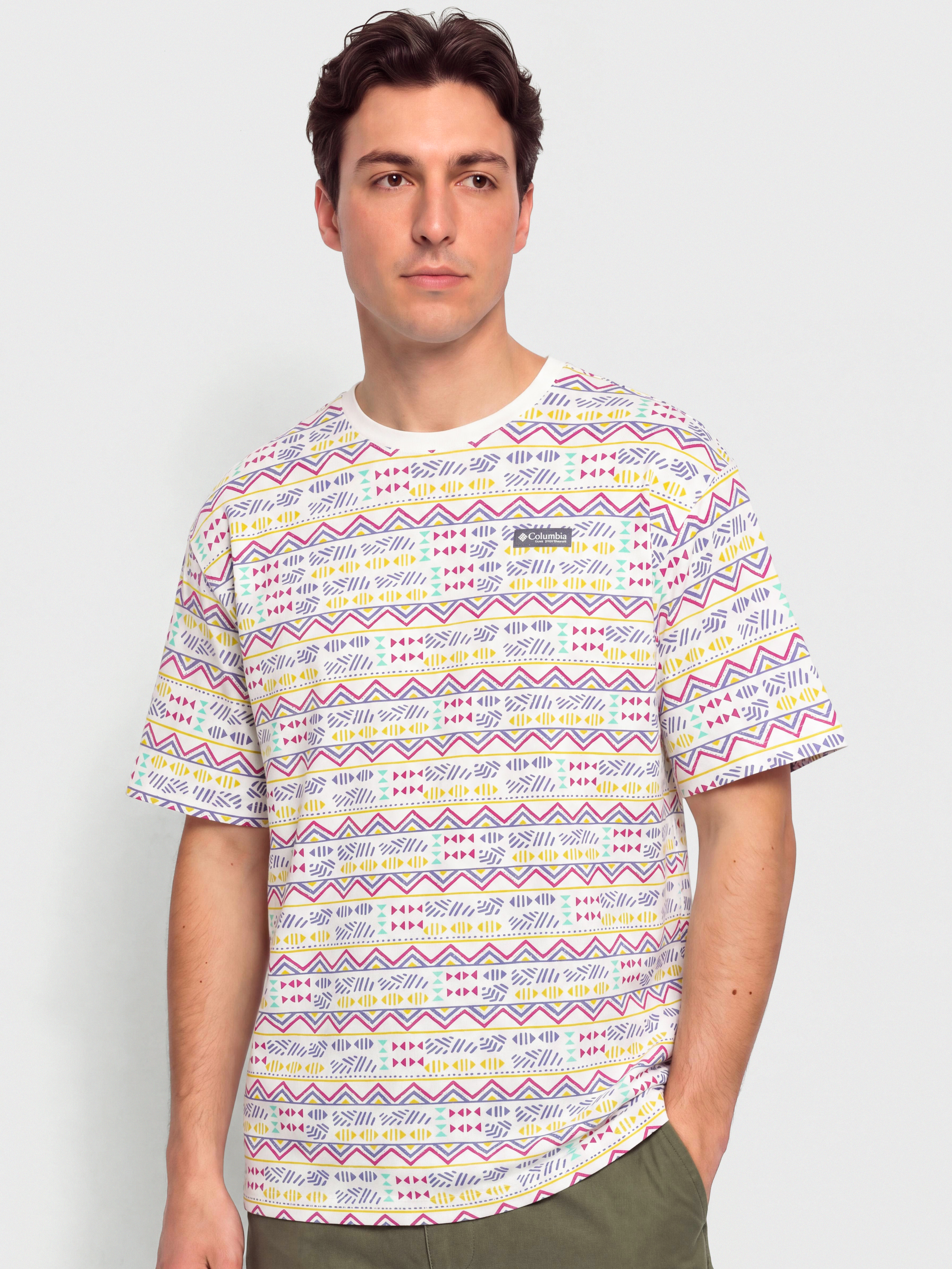 Tričko Columbia CSC Heavyweight Printed (sea salt/horizons)