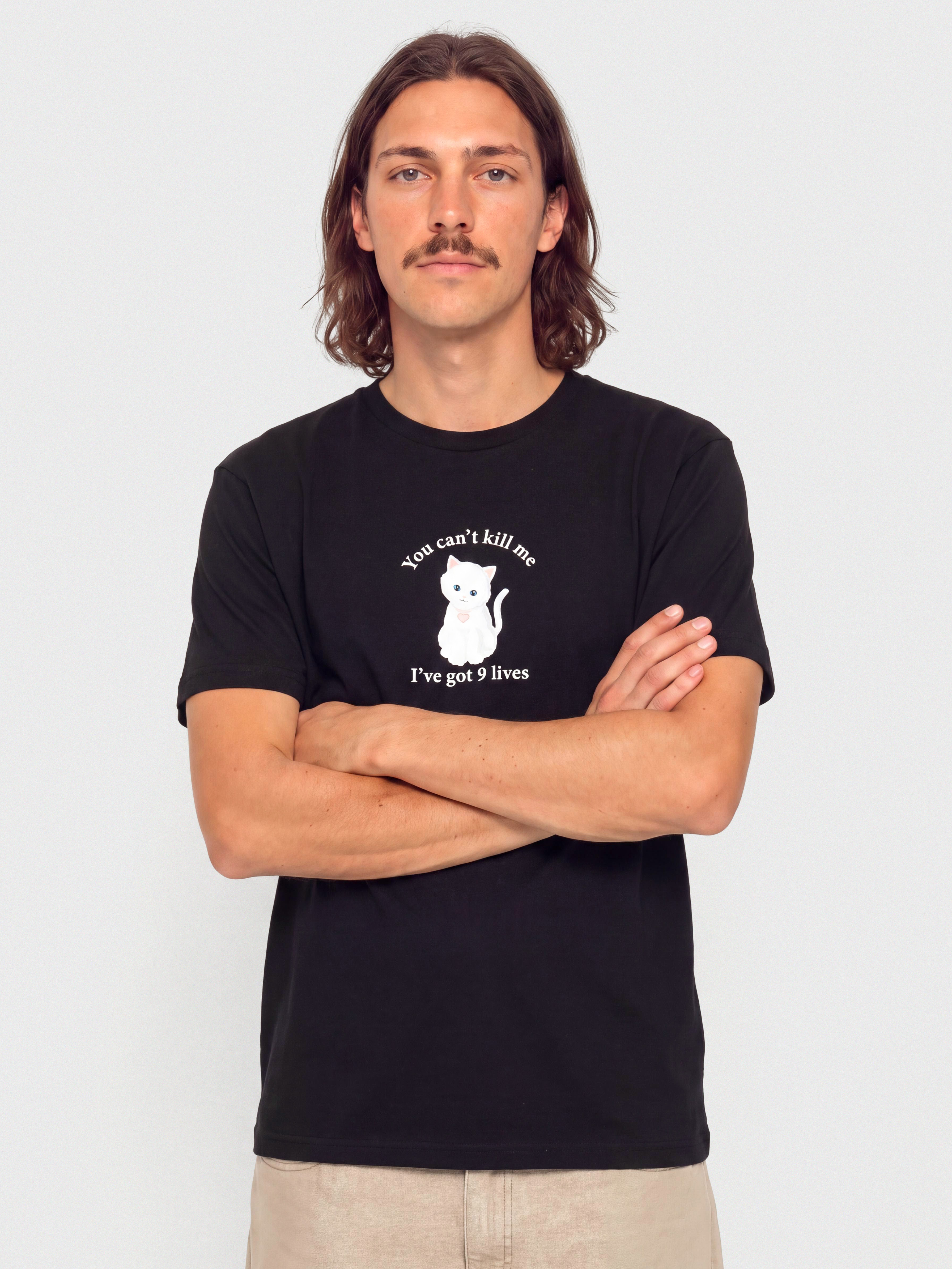 Tričko RipNDip 9 Lives (black)