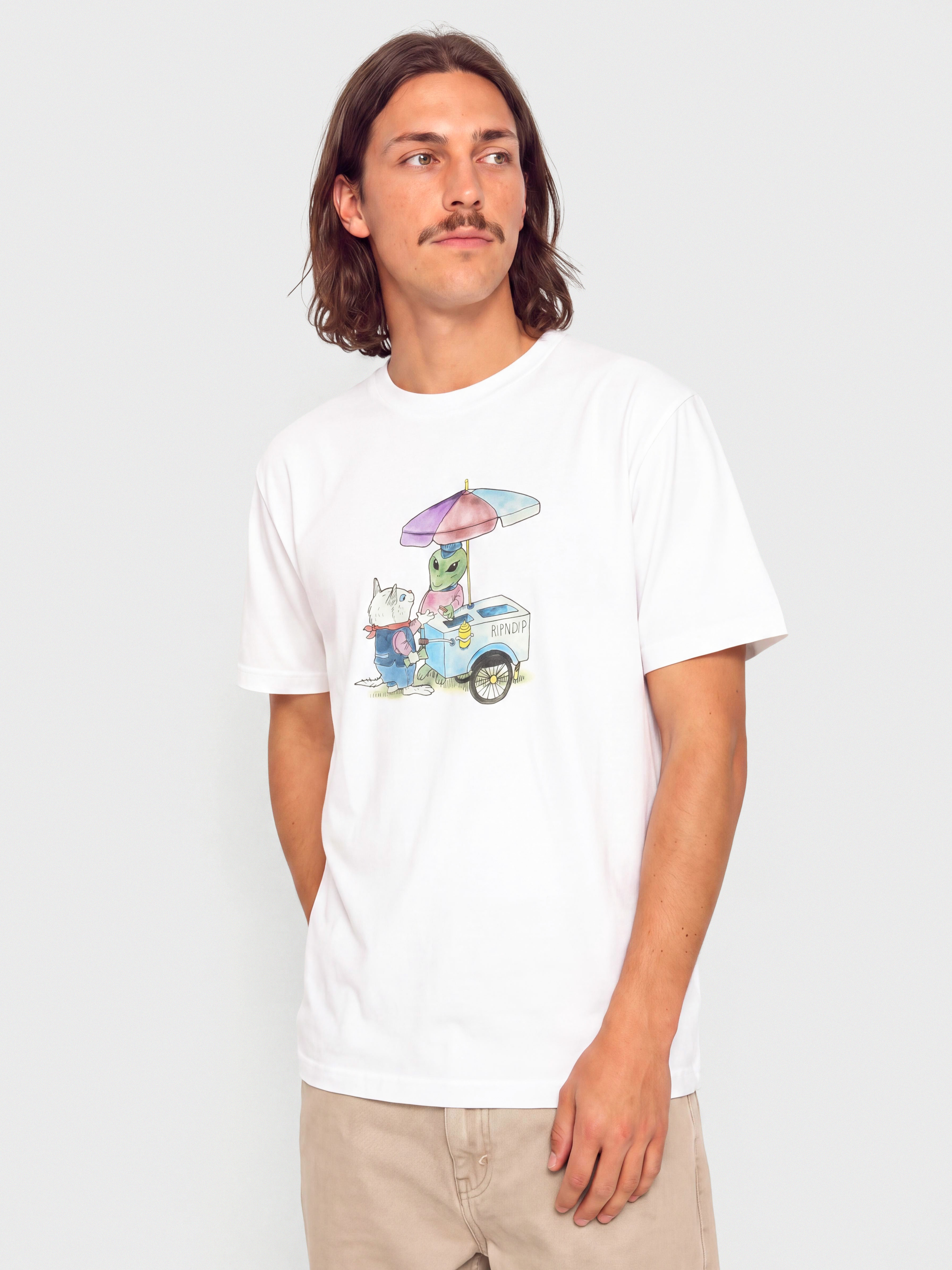 Tričko RipNDip Nerm Frios (white)