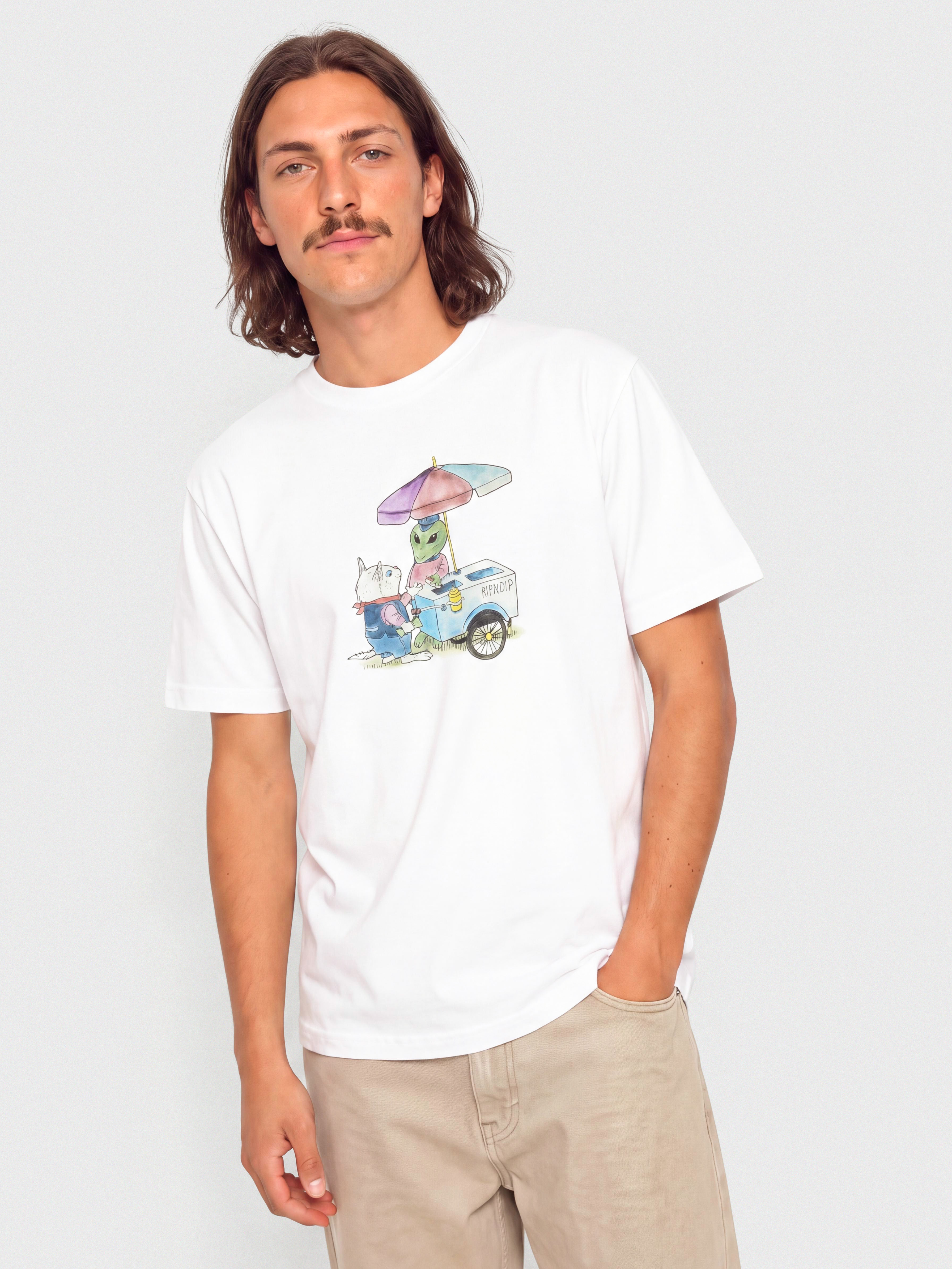 Tričko RipNDip Nerm Frios (white)