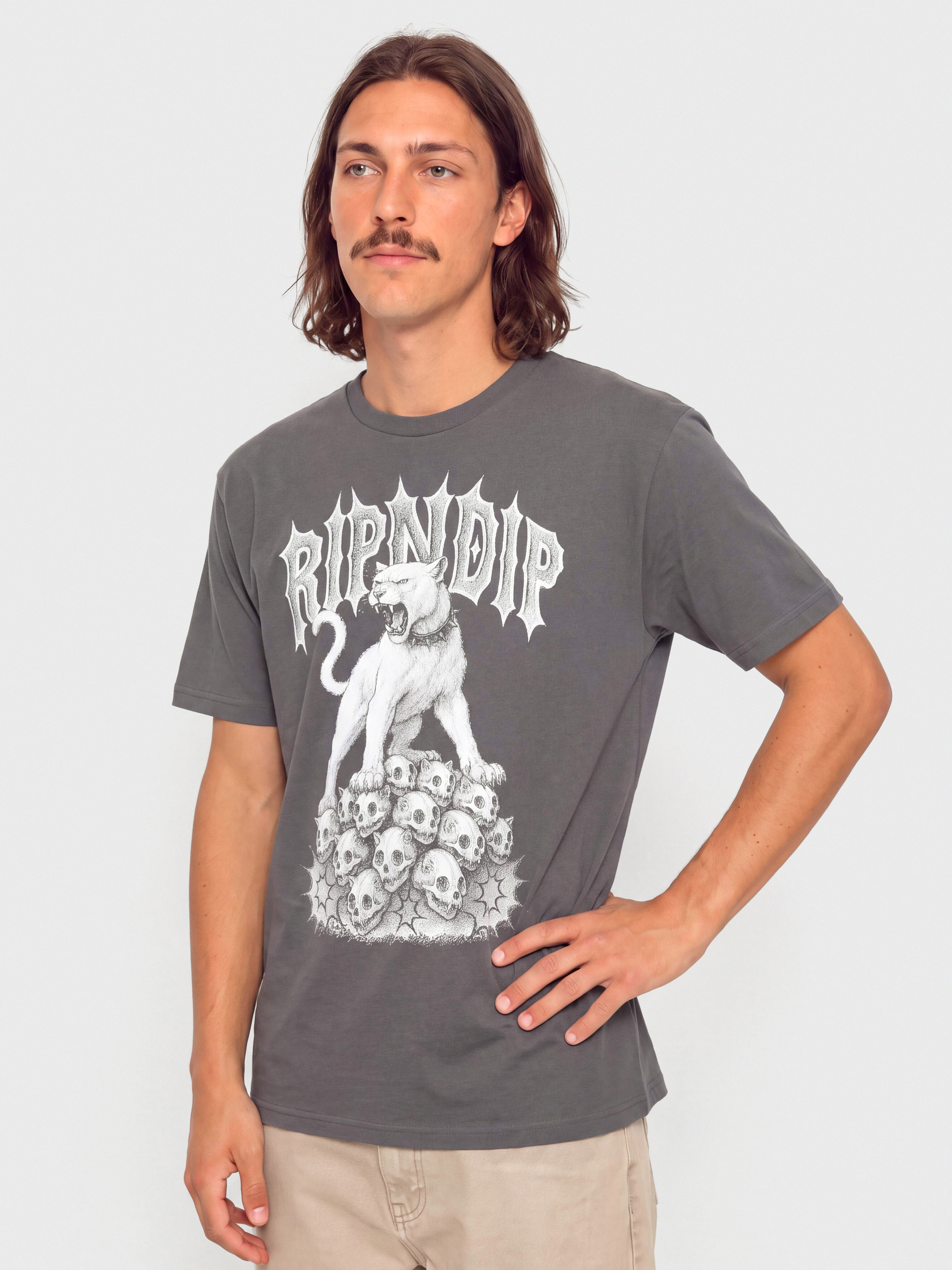 Tričko RipNDip Wasteland (charcoal)