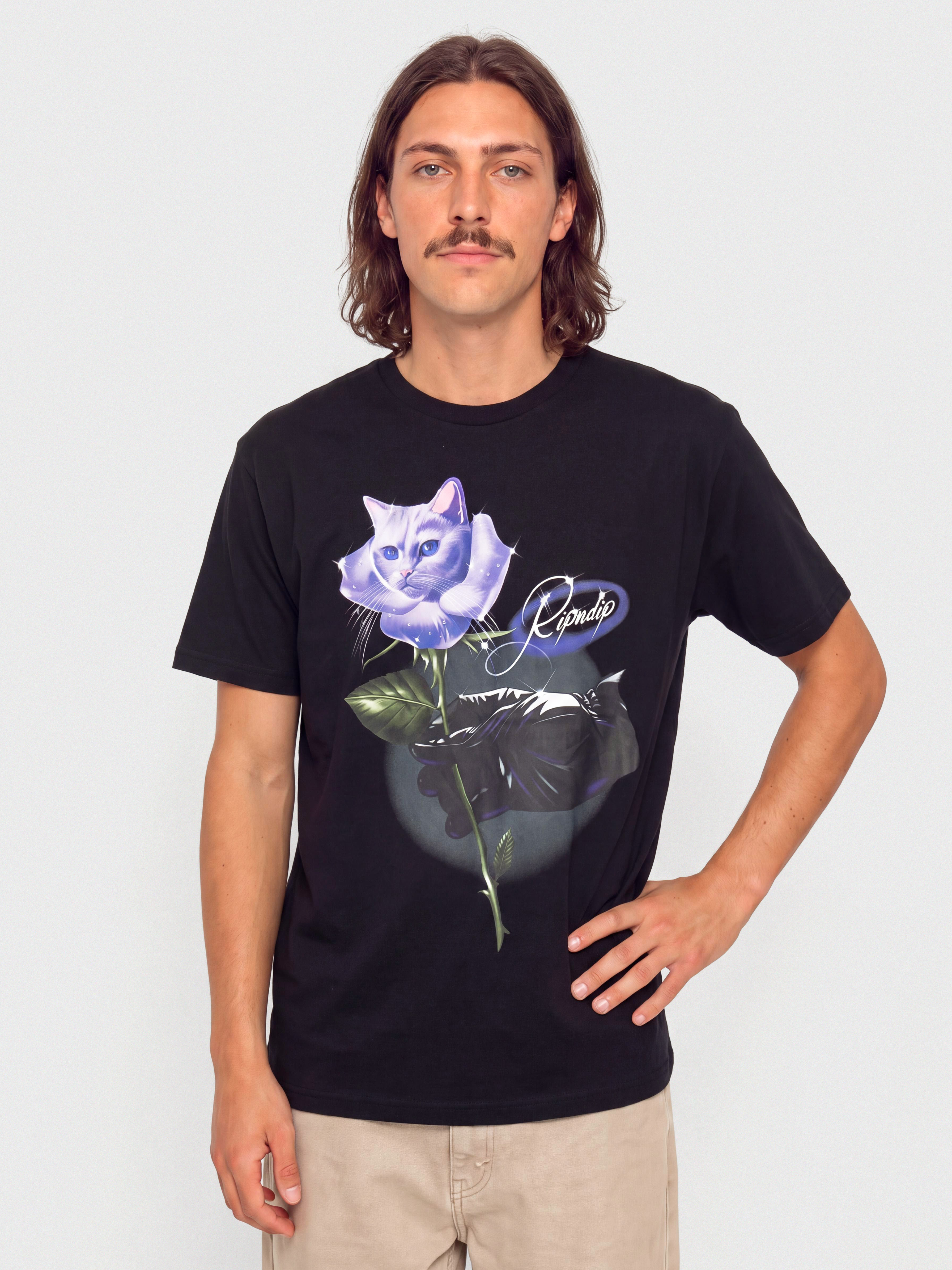 Tričko RipNDip Rose (black)