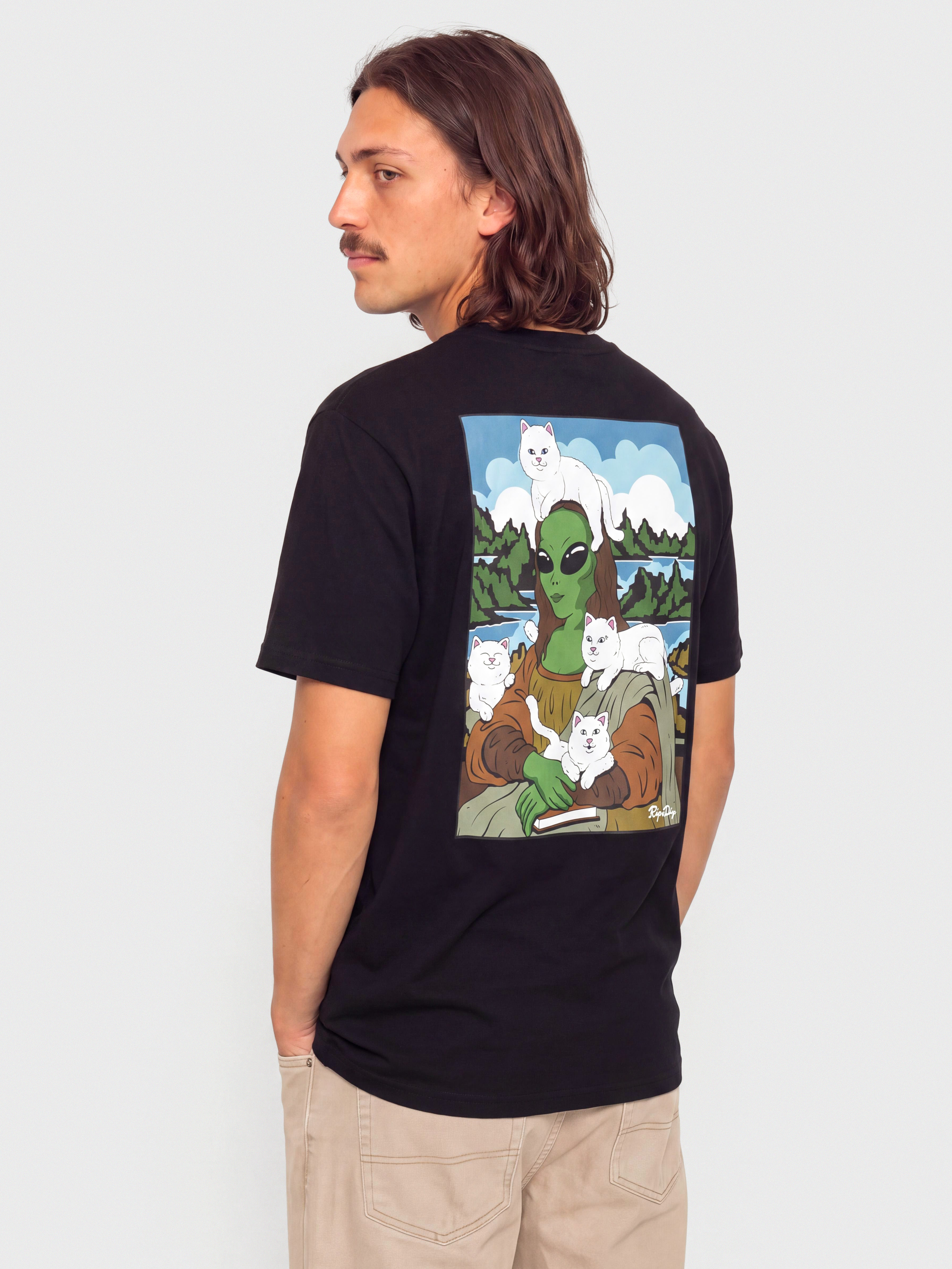 Tričko RipNDip Here All Along (black)