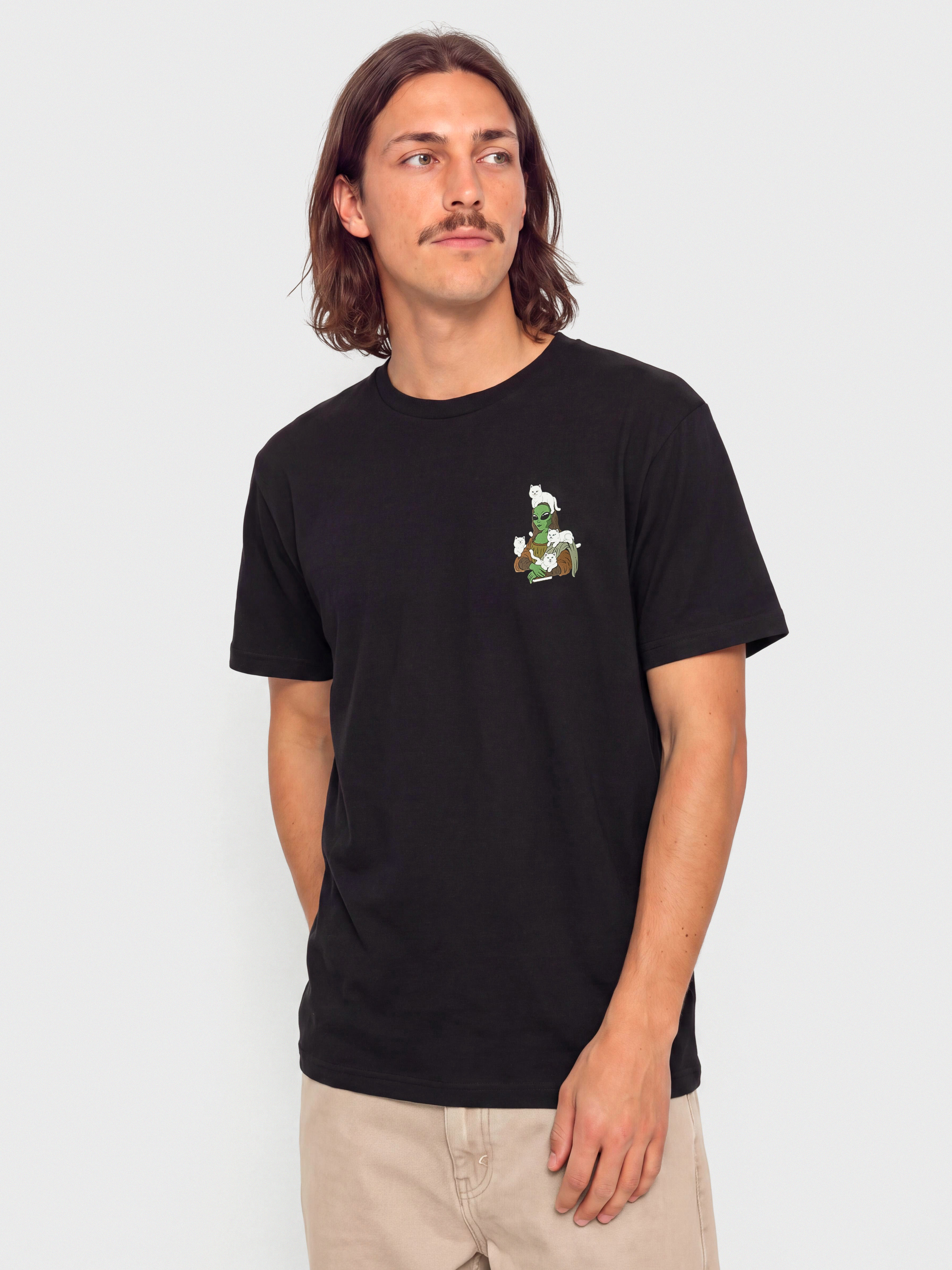 Tričko RipNDip Here All Along (black)