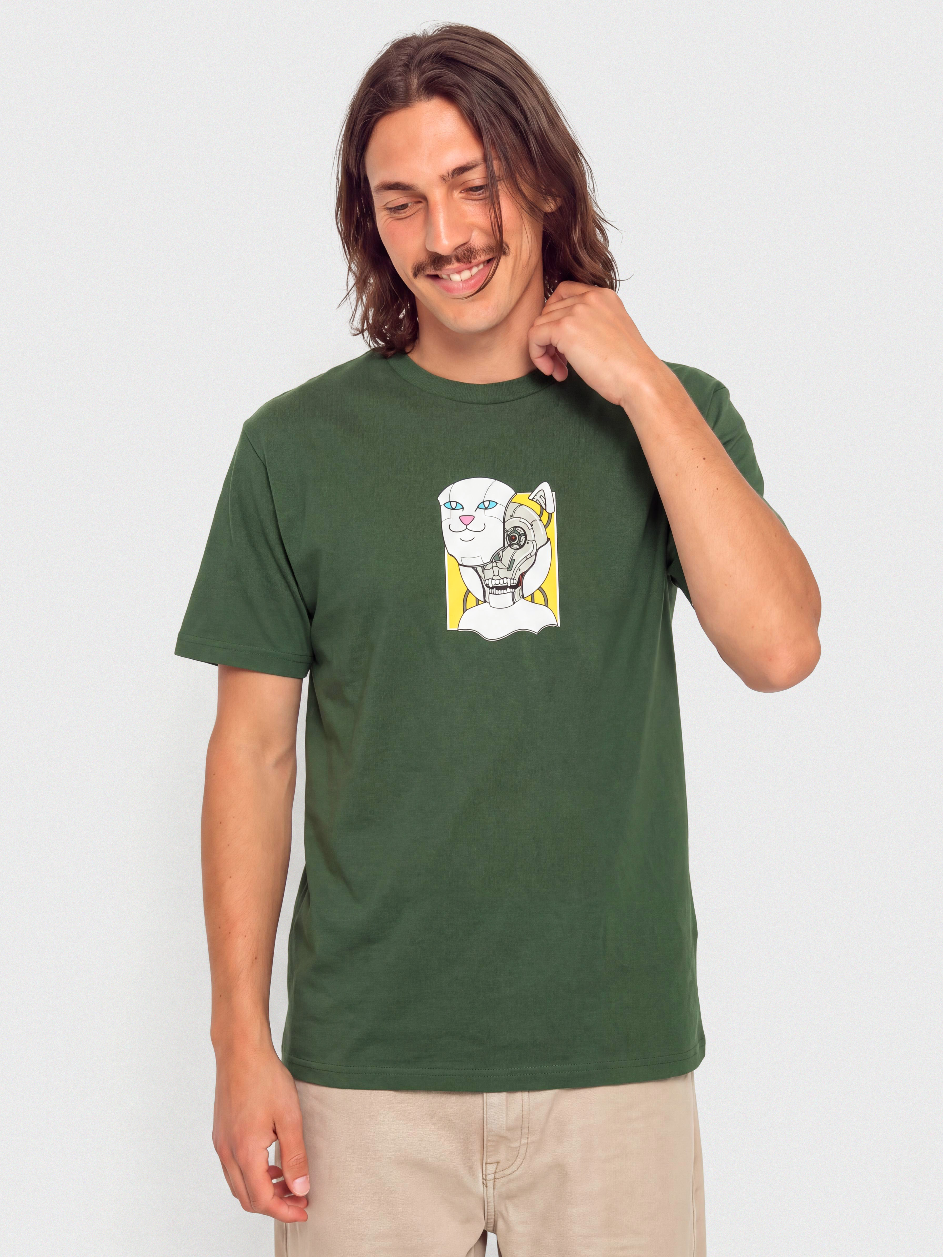 Tričko RipNDip Plugged In (dark forest)