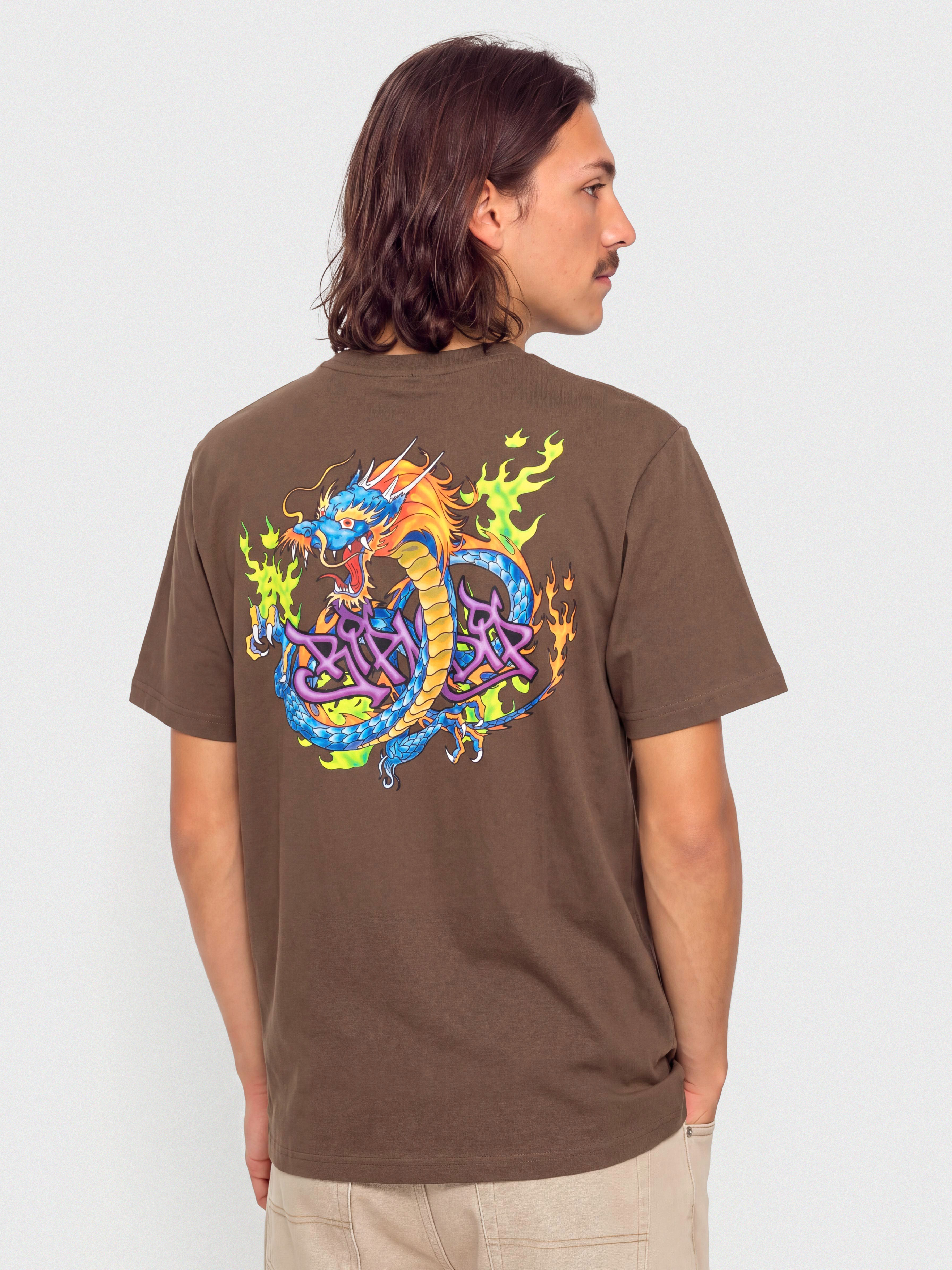 Tričko RipNDip Dragonology (dark brown)