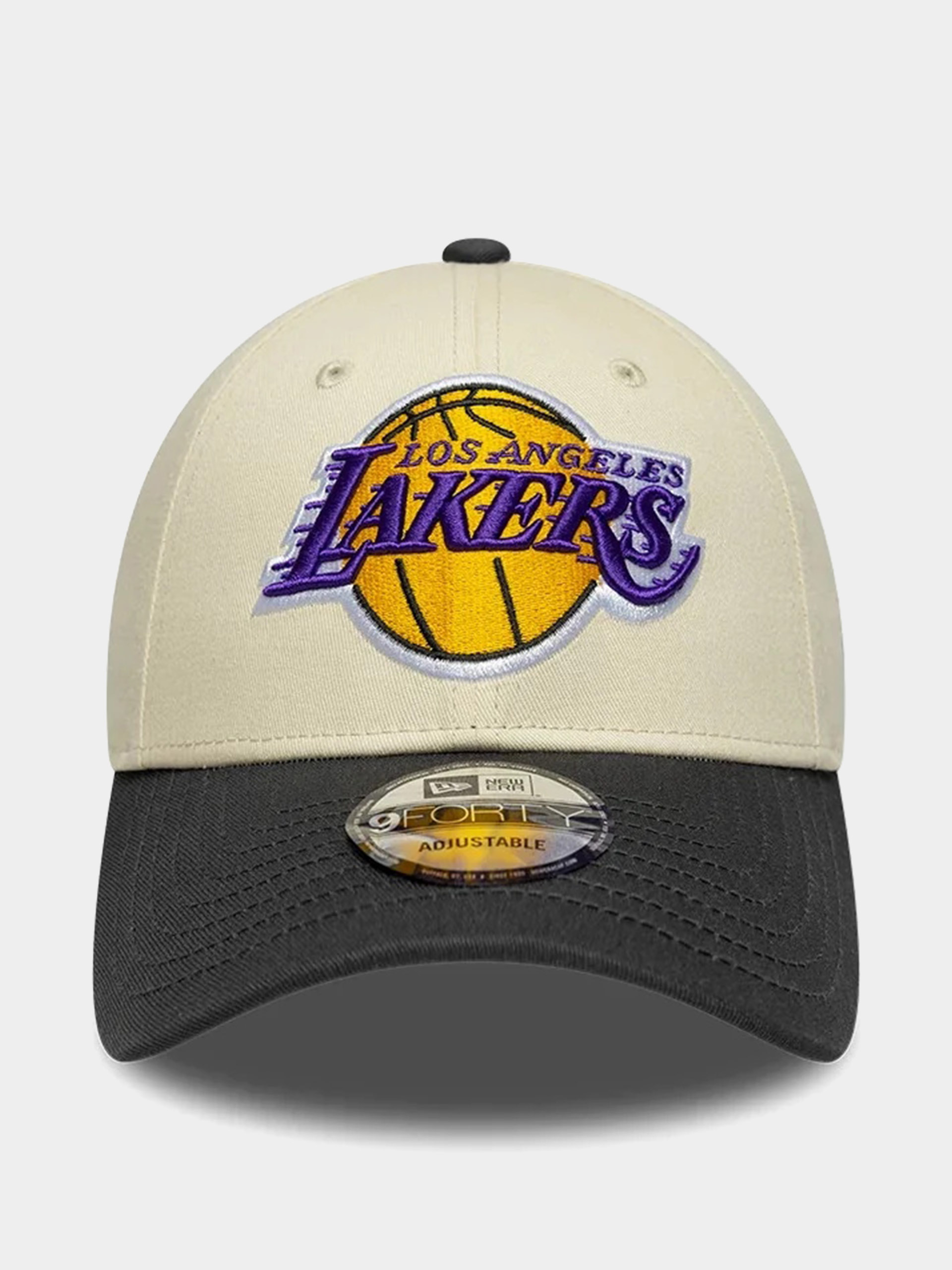 Šiltovka New Era Nba Colourblock 9Forty Los Angeles Lakers (light cream/grey)