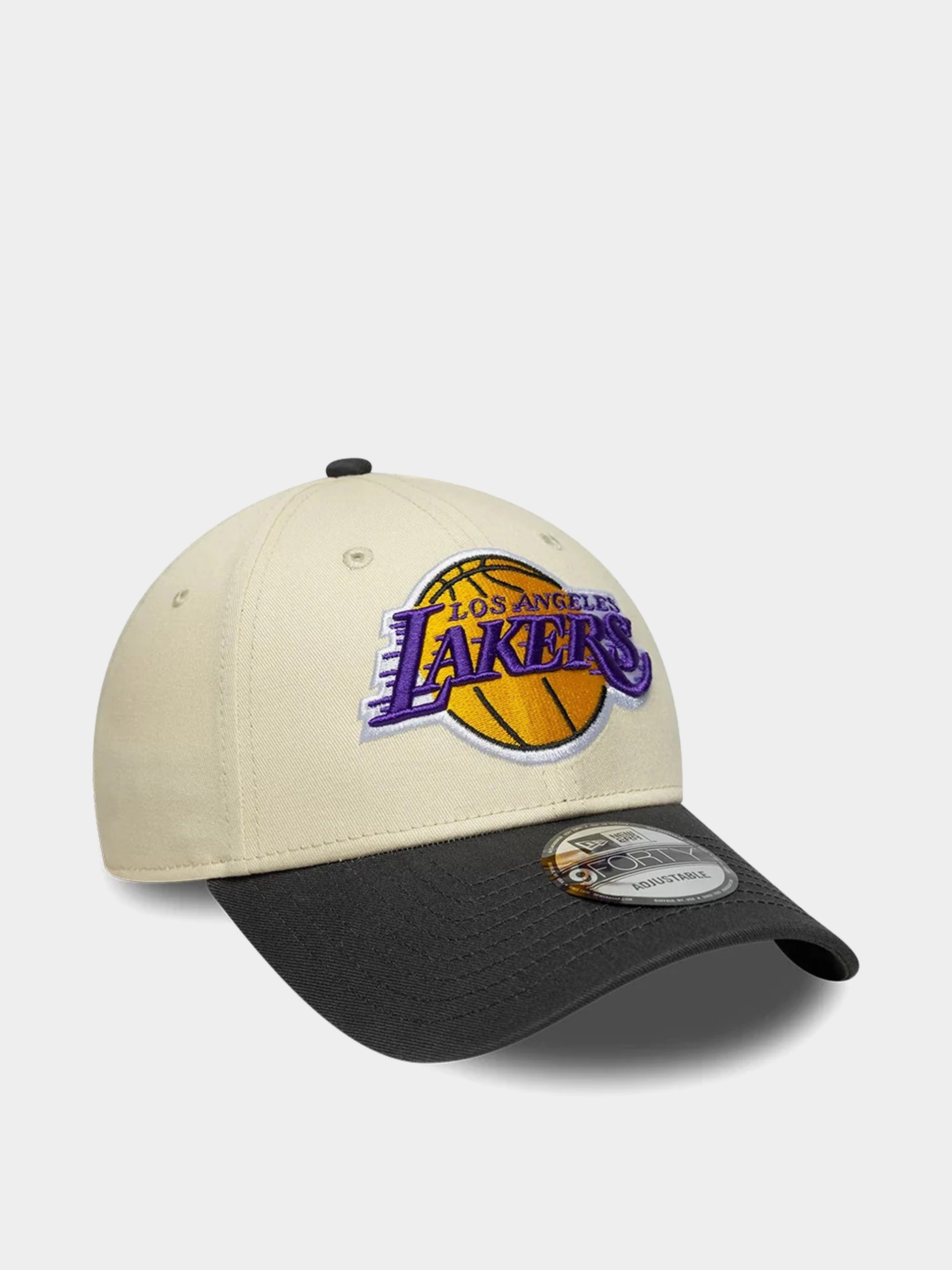 Šiltovka New Era Nba Colourblock 9Forty Los Angeles Lakers (light cream/grey)