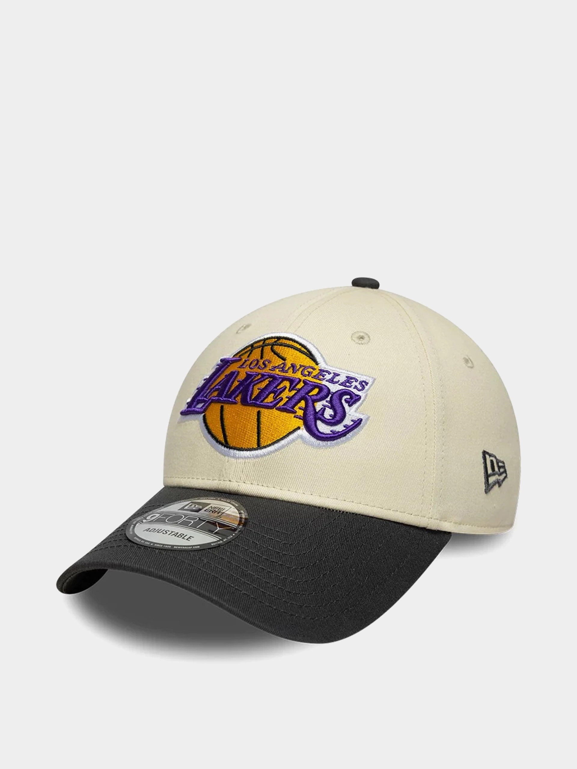 Šiltovka New Era Nba Colourblock 9Forty Los Angeles Lakers (light cream/grey)