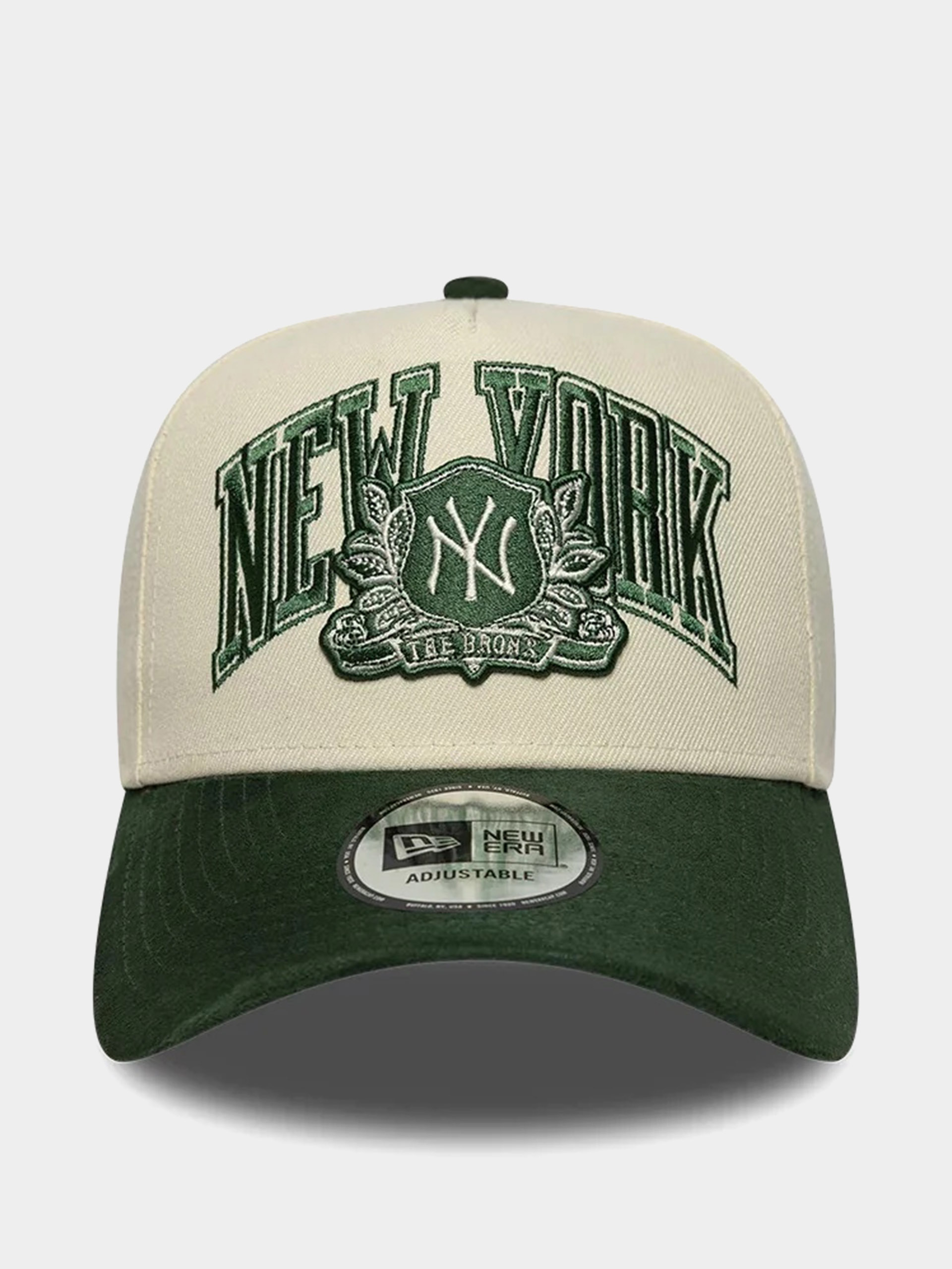 Šiltovka New Era Wordmark Suede Eframe New York Yankees (light cream/green)