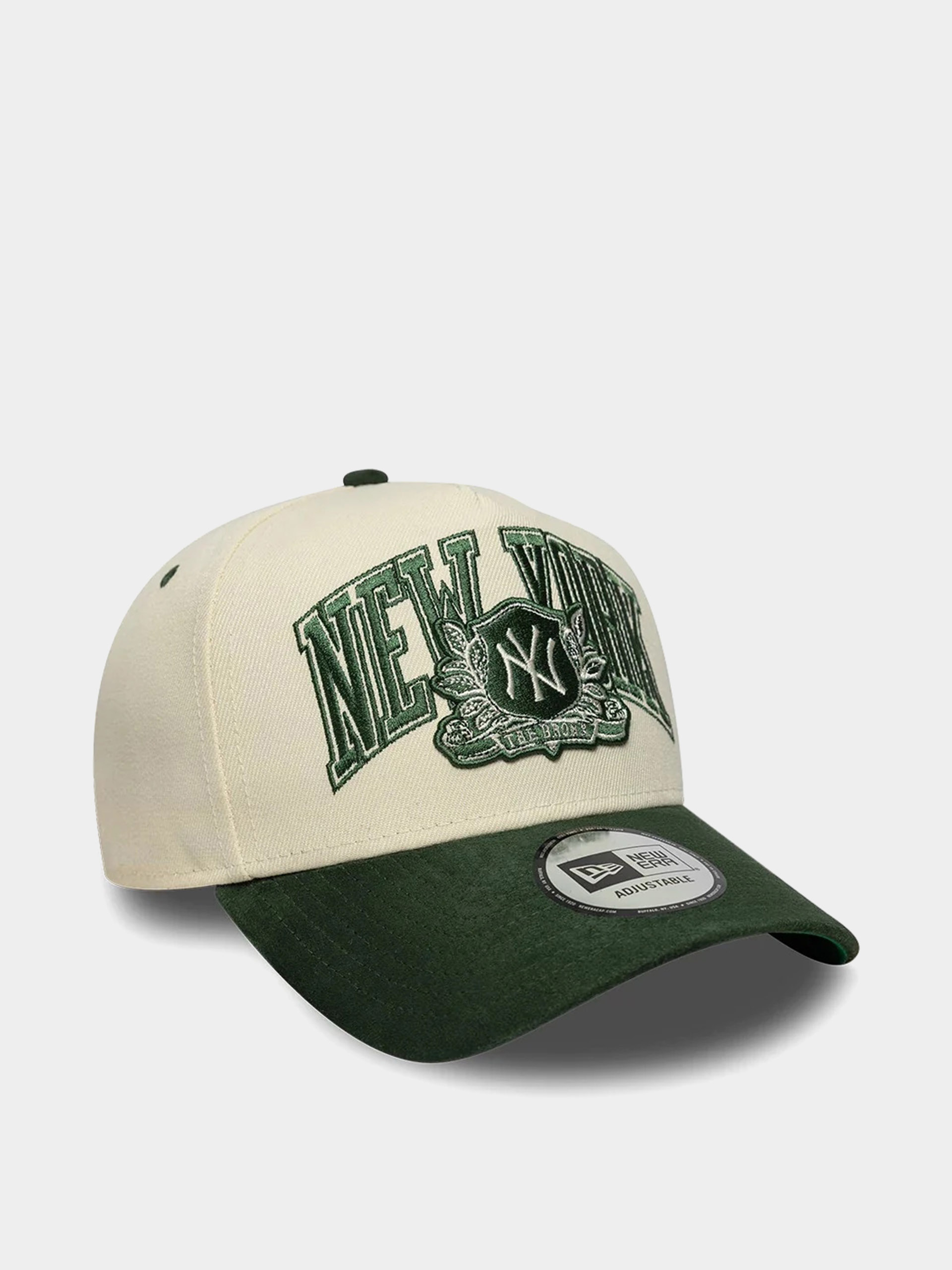 Šiltovka New Era Wordmark Suede Eframe New York Yankees (light cream/green)