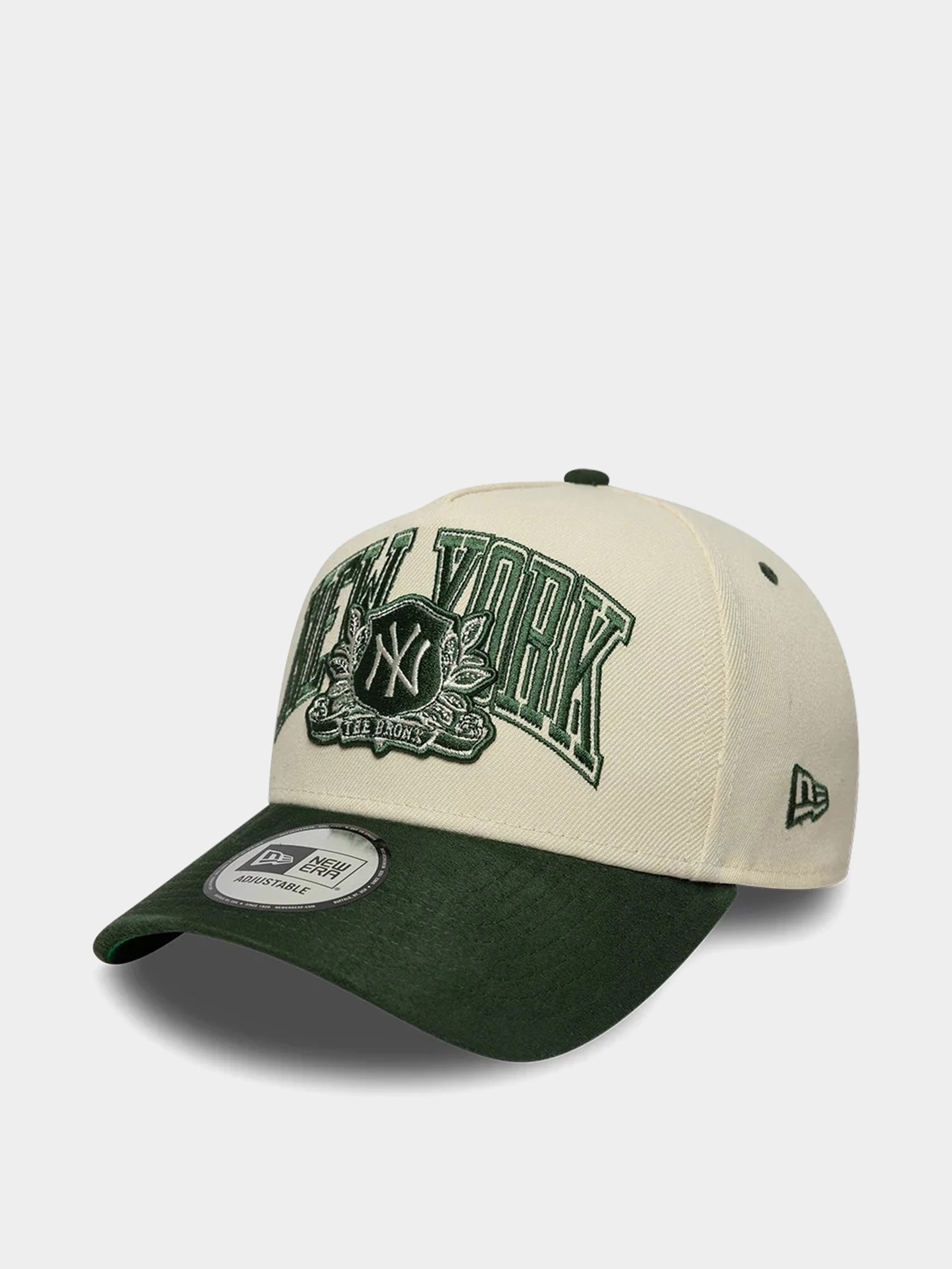 Šiltovka New Era Wordmark Suede Eframe New York Yankees (light cream/green)