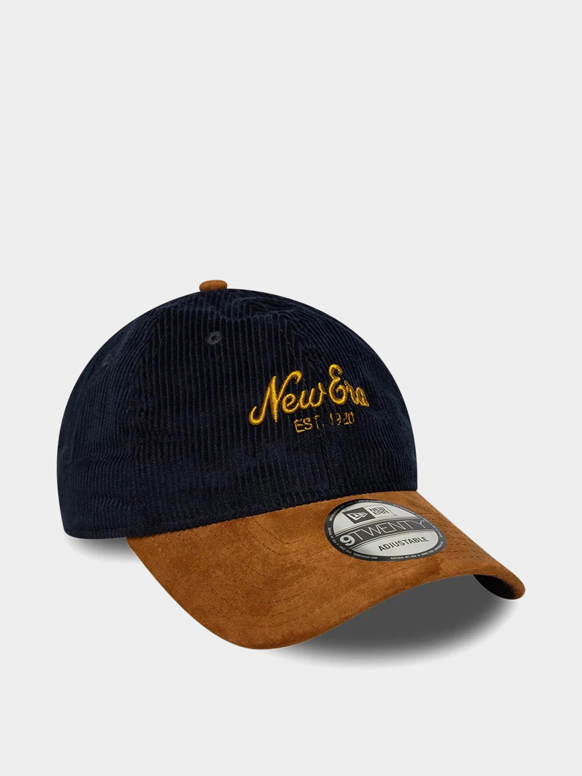 Šiltovka New Era Cord Mix 9Twenty (navy/brown)