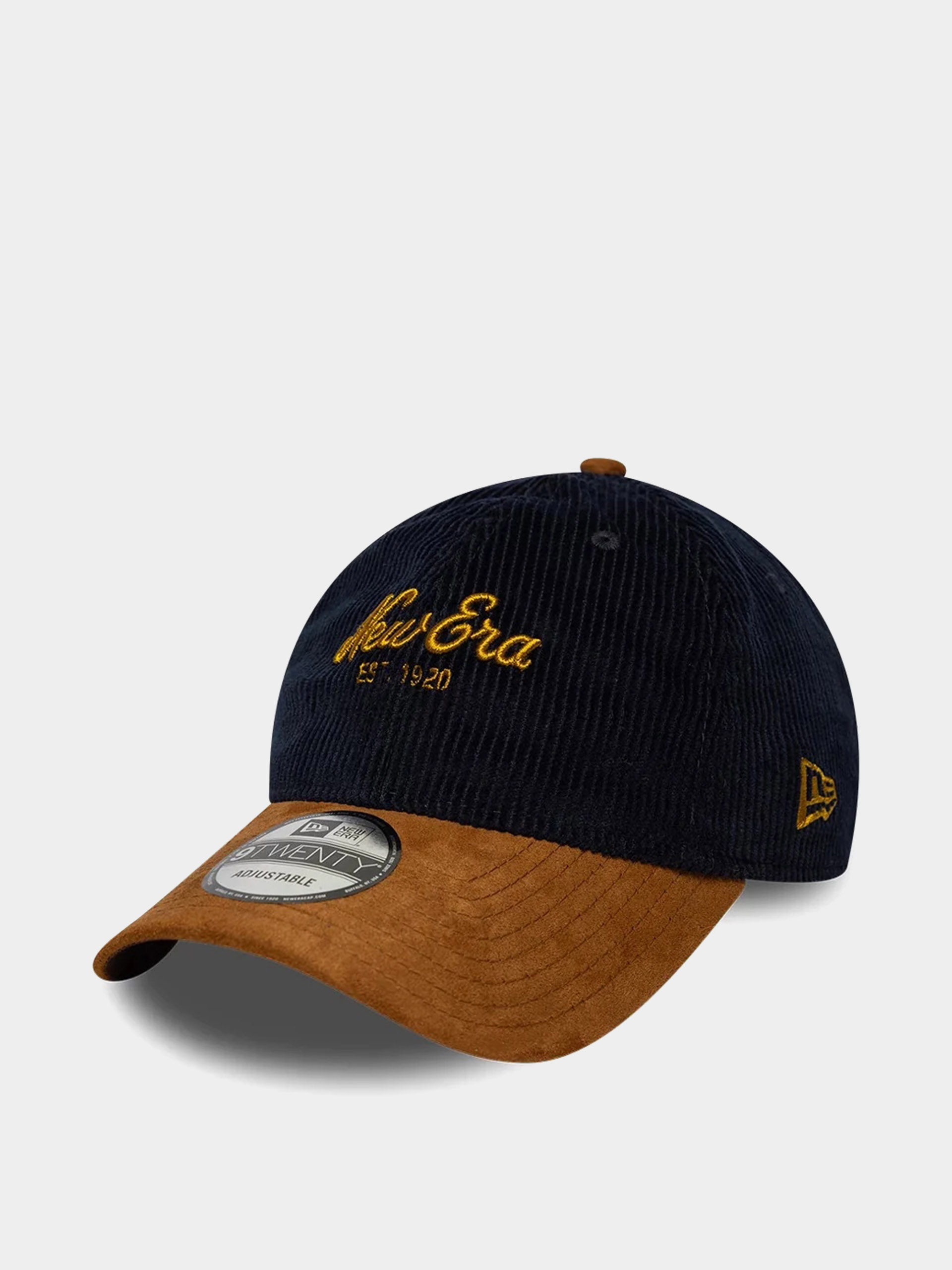 Šiltovka New Era Cord Mix 9Twenty (navy/brown)