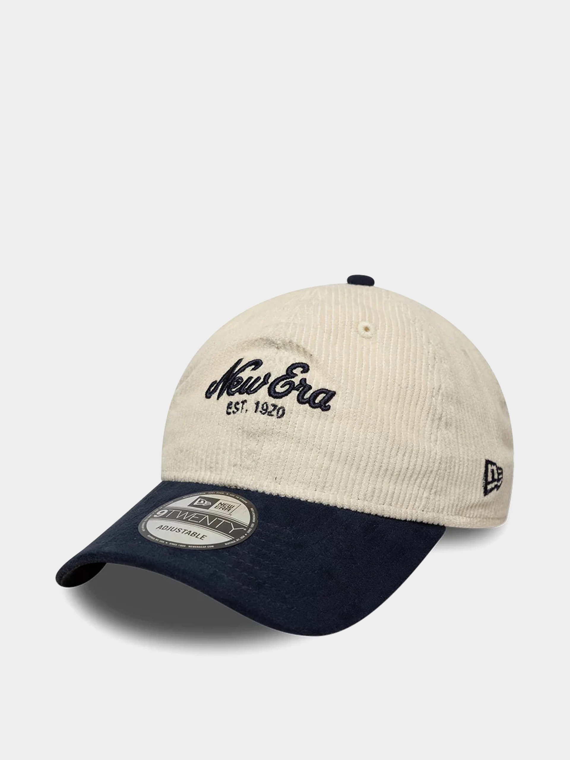 u0160iltovka New Era Cord Mix 9Twenty (cream/navy)