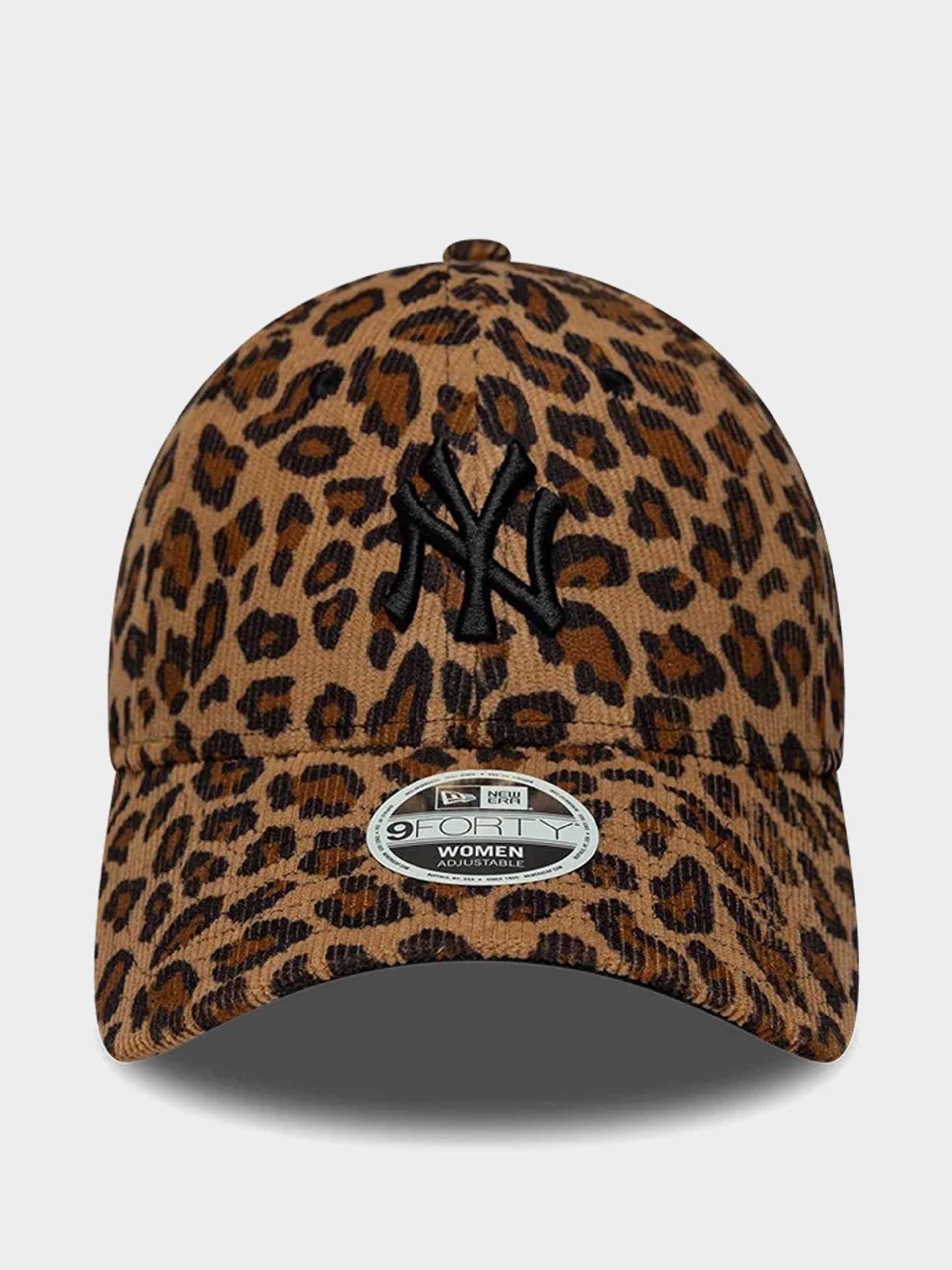 Šiltovka New Era Leopard Cord 9Forty New York Yankees Wmn (leo brown)