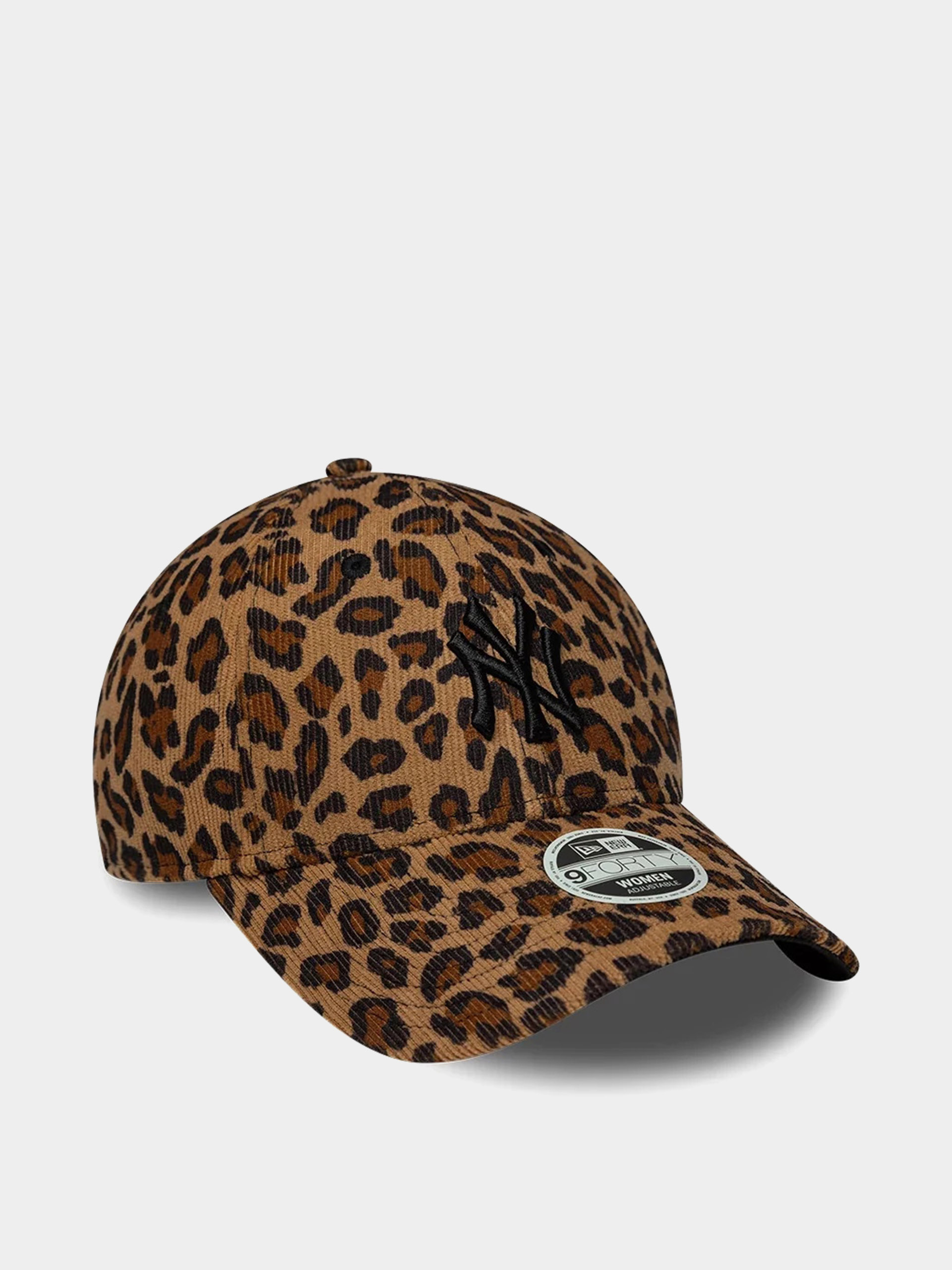 Šiltovka New Era Leopard Cord 9Forty New York Yankees Wmn (leo brown)