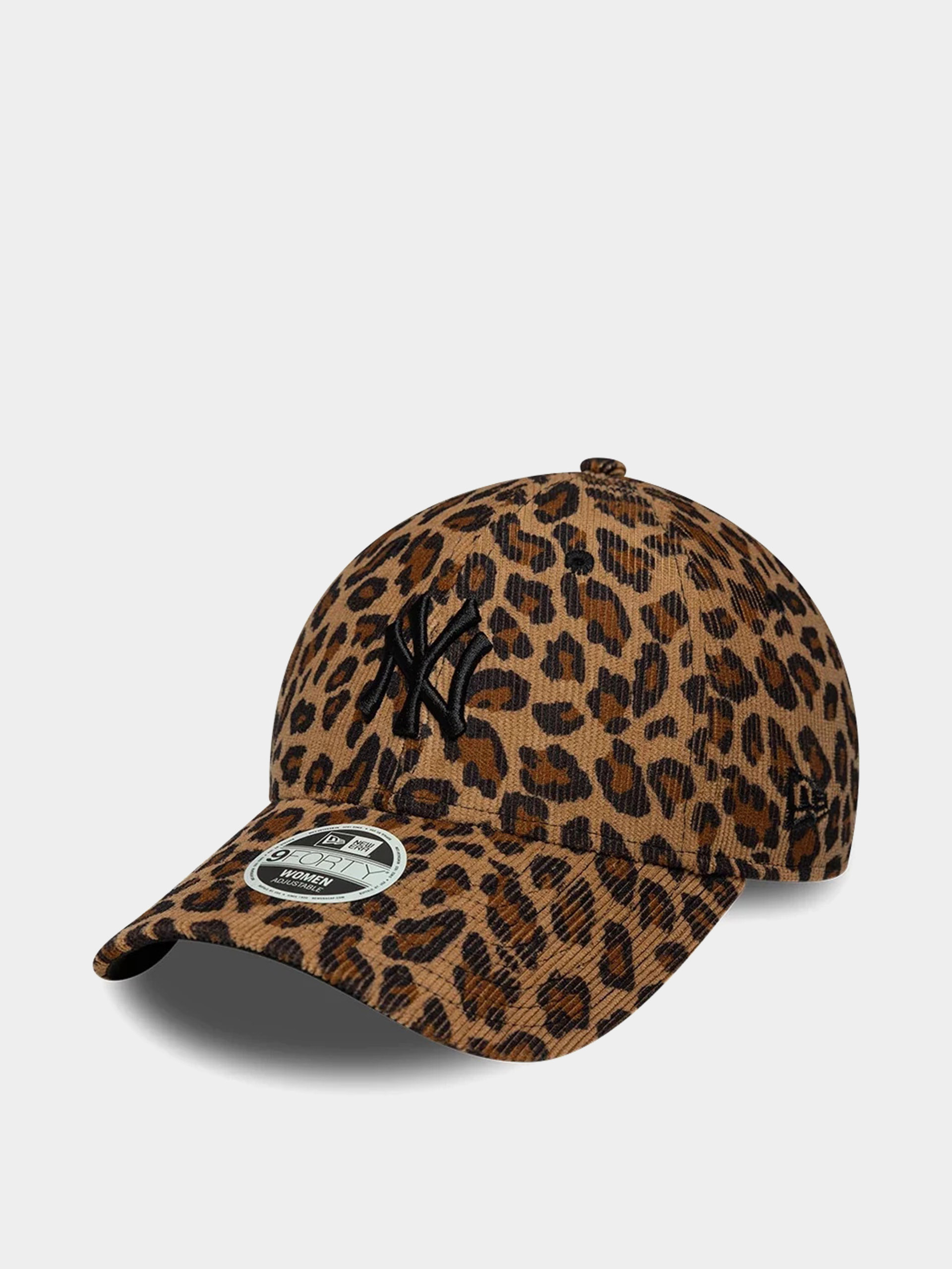 Šiltovka New Era Leopard Cord 9Forty New York Yankees Wmn (leo brown)