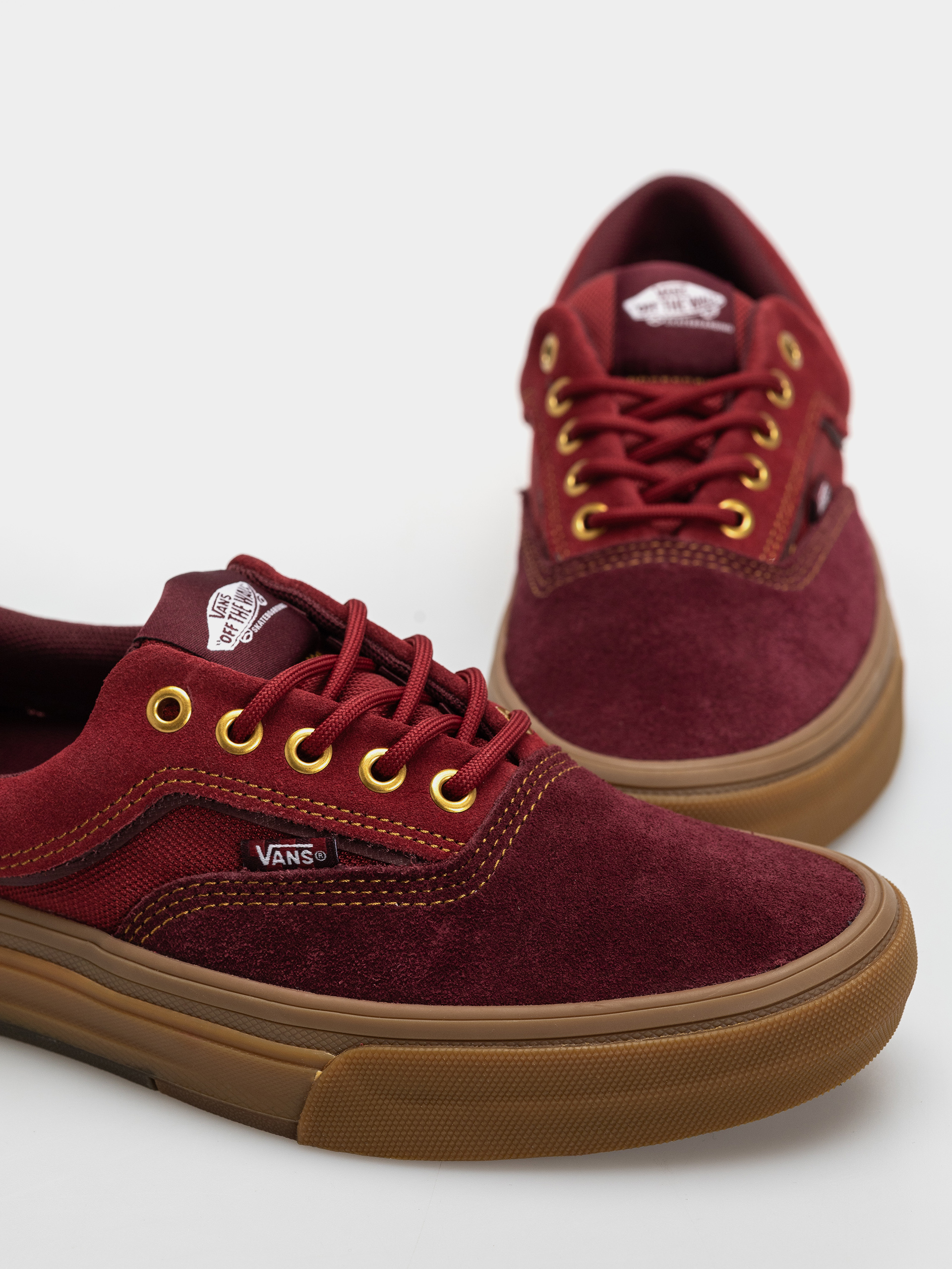 Topánky Vans Skate Era Wafflecup (dark red/gum)