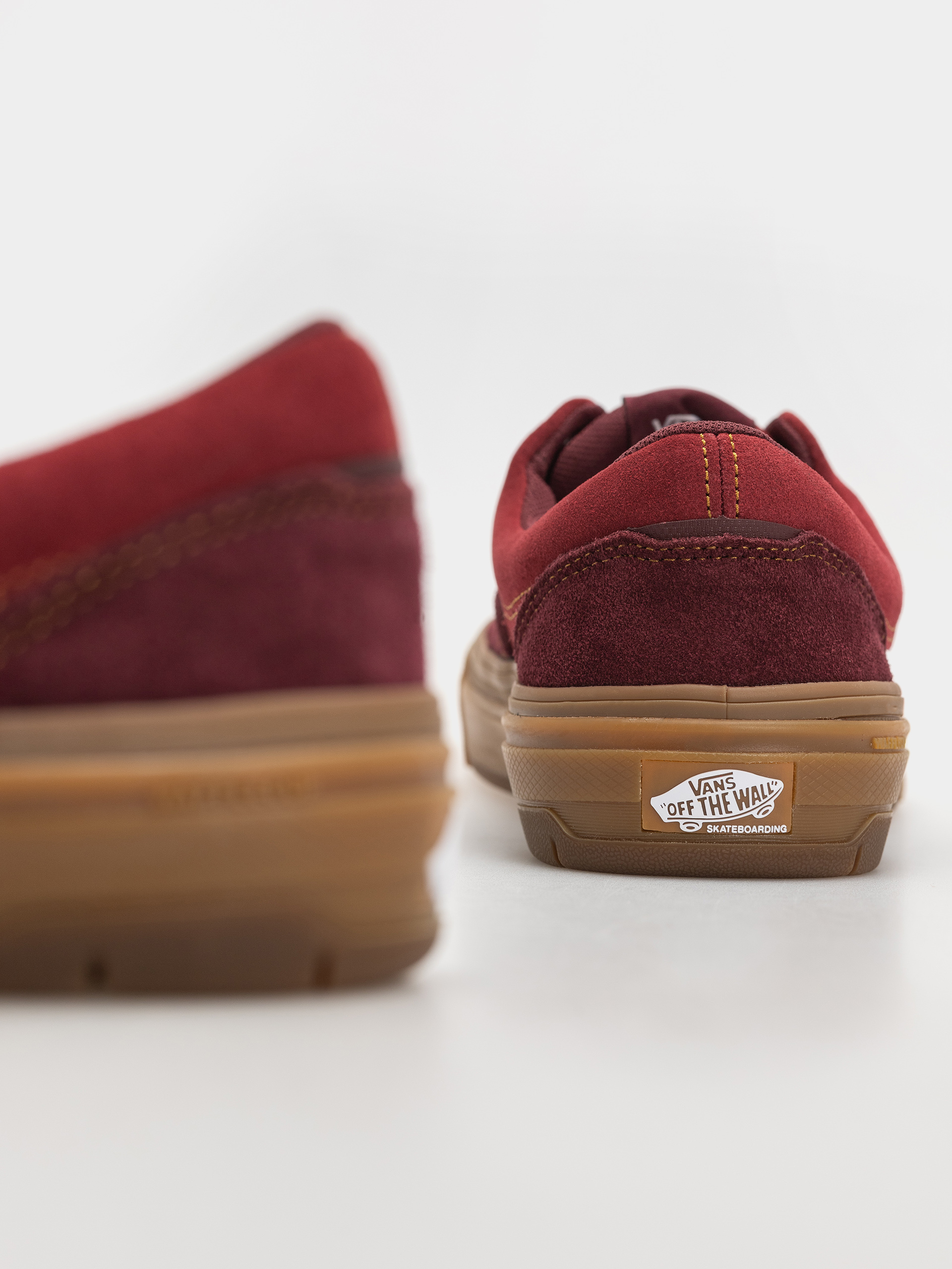 Topánky Vans Skate Era Wafflecup (dark red/gum)