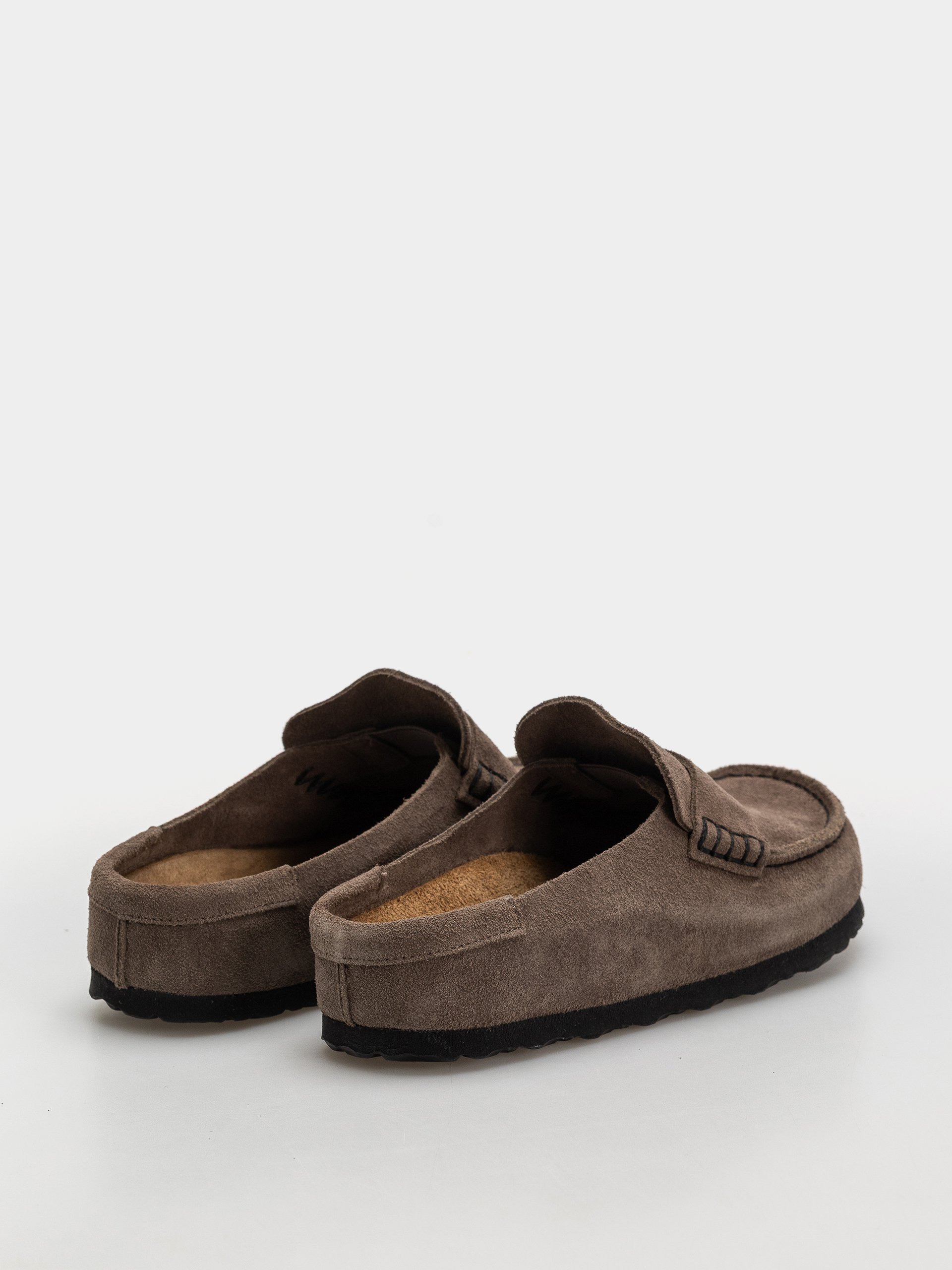 Šľapky Birkenstock Naples Wrapped Suede Leather Narrow (concrete gray)