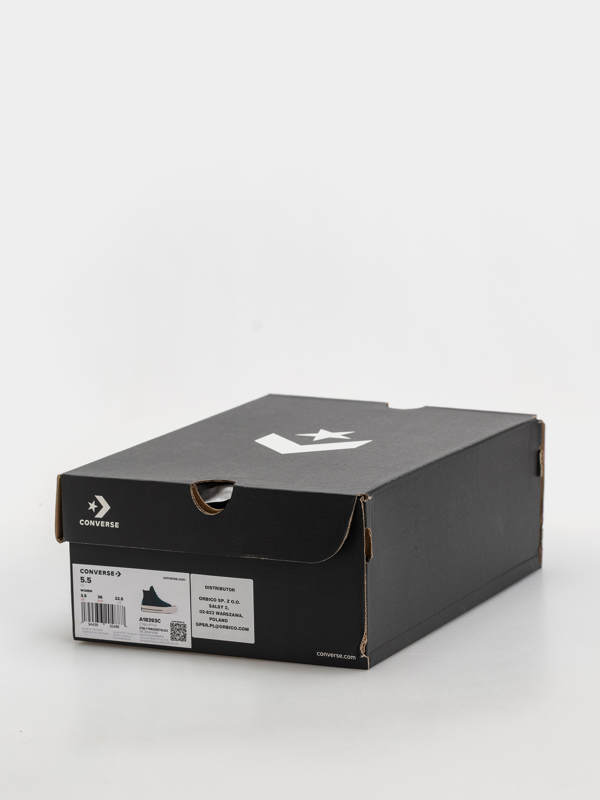 Tenisky Converse Chuck Taylor All Star Lift Hi Wmn (steely pine/egret/black)
