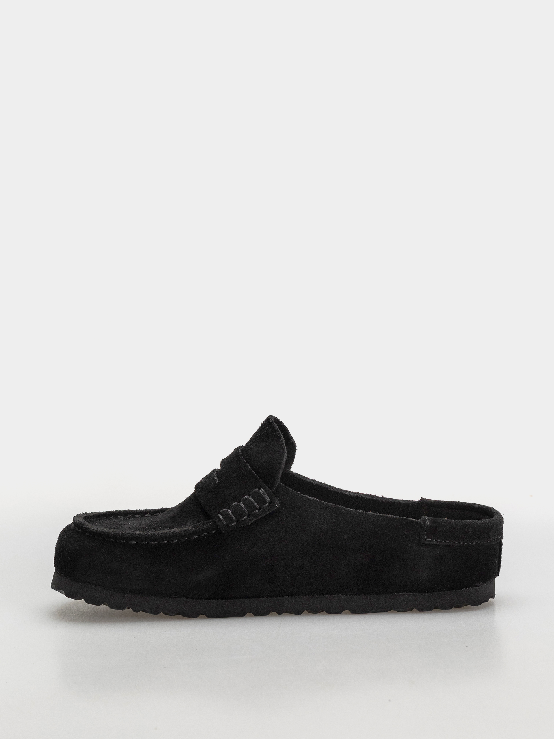Šľapky Birkenstock Naples Wrapped Suede Leather Narrow (black)