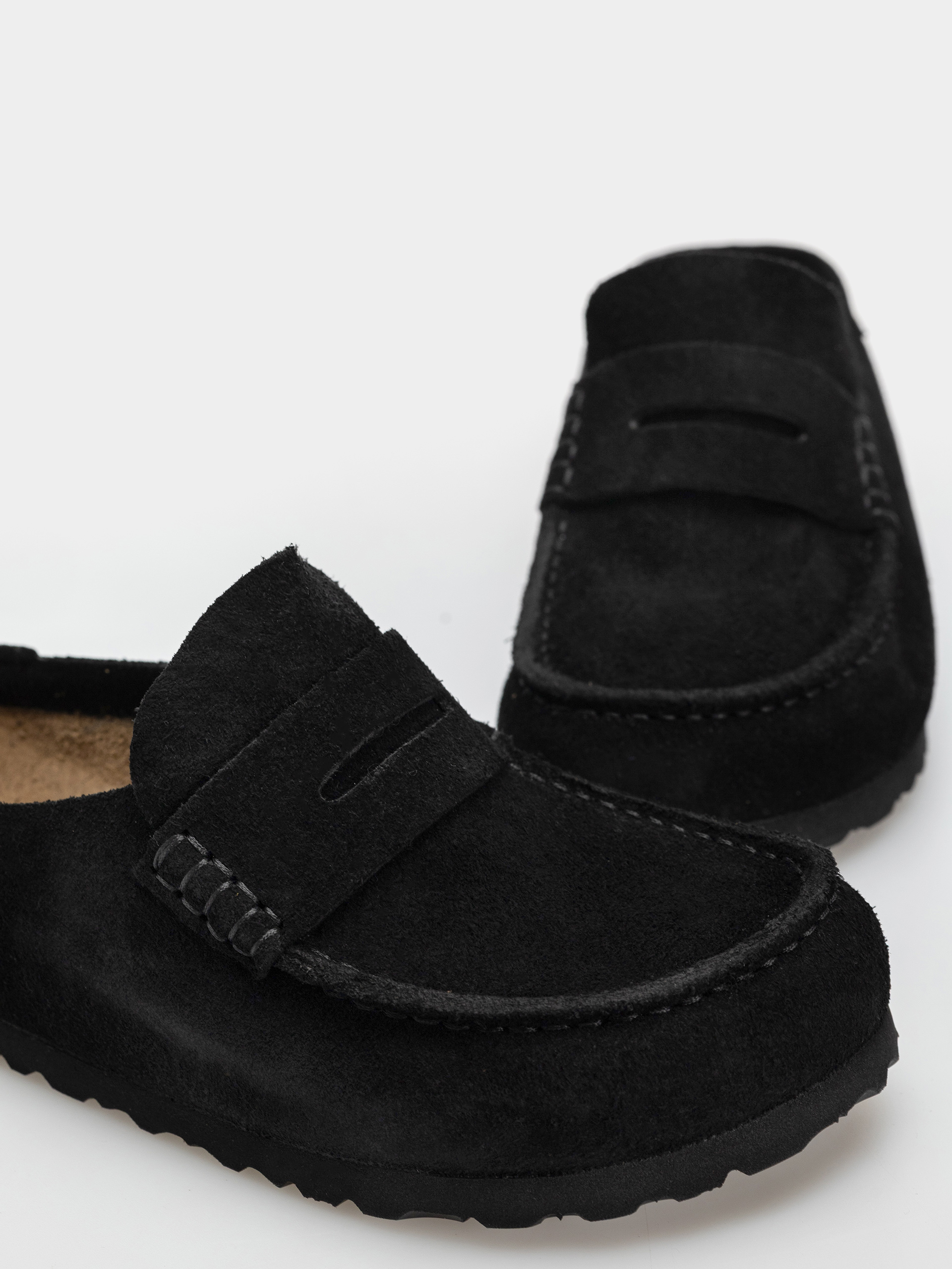 Šľapky Birkenstock Naples Wrapped Suede Leather Narrow (black)