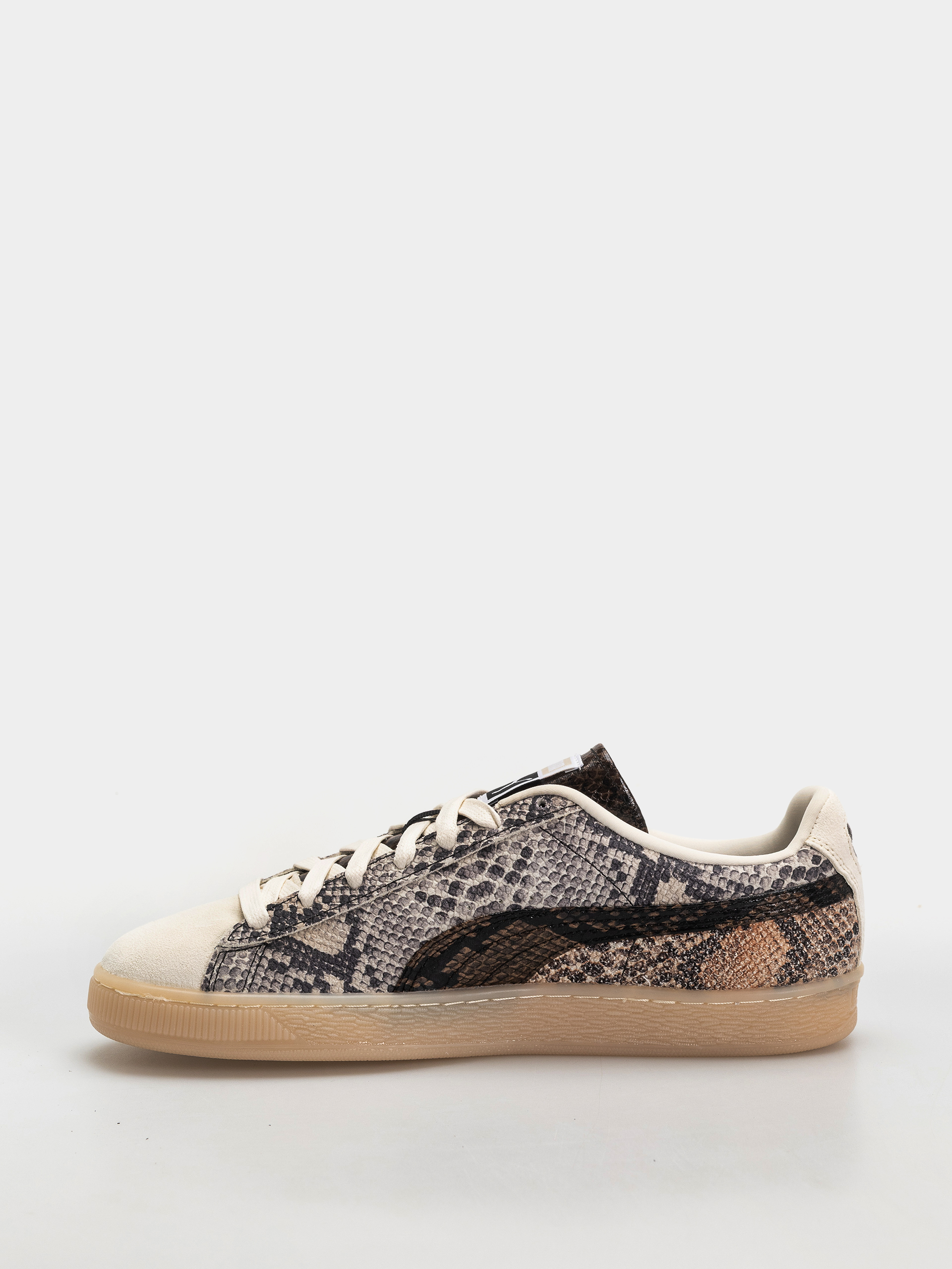 Topánky Puma Suede Snake (frosted ivory/puma black)