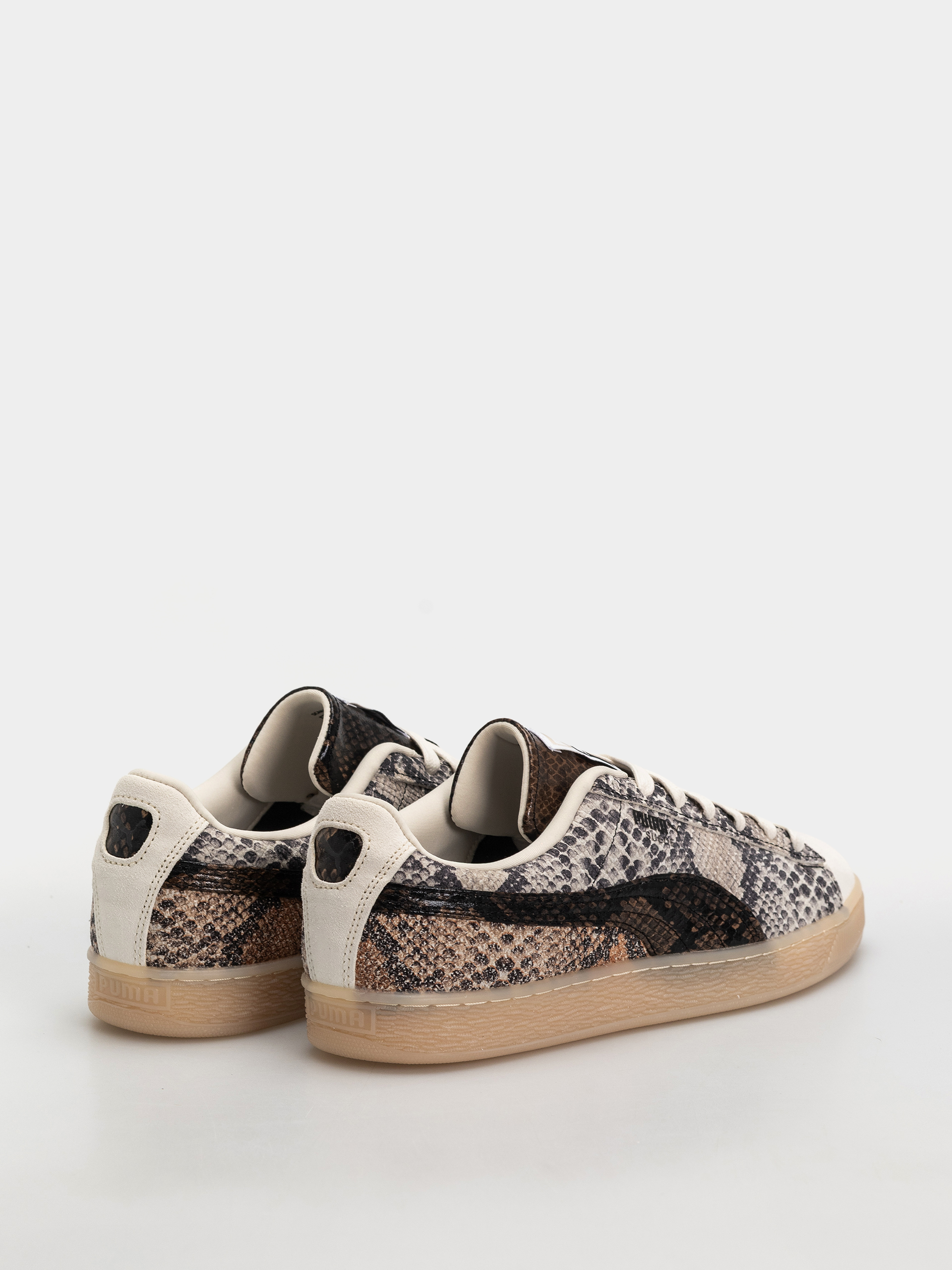 Topánky Puma Suede Snake (frosted ivory/puma black)