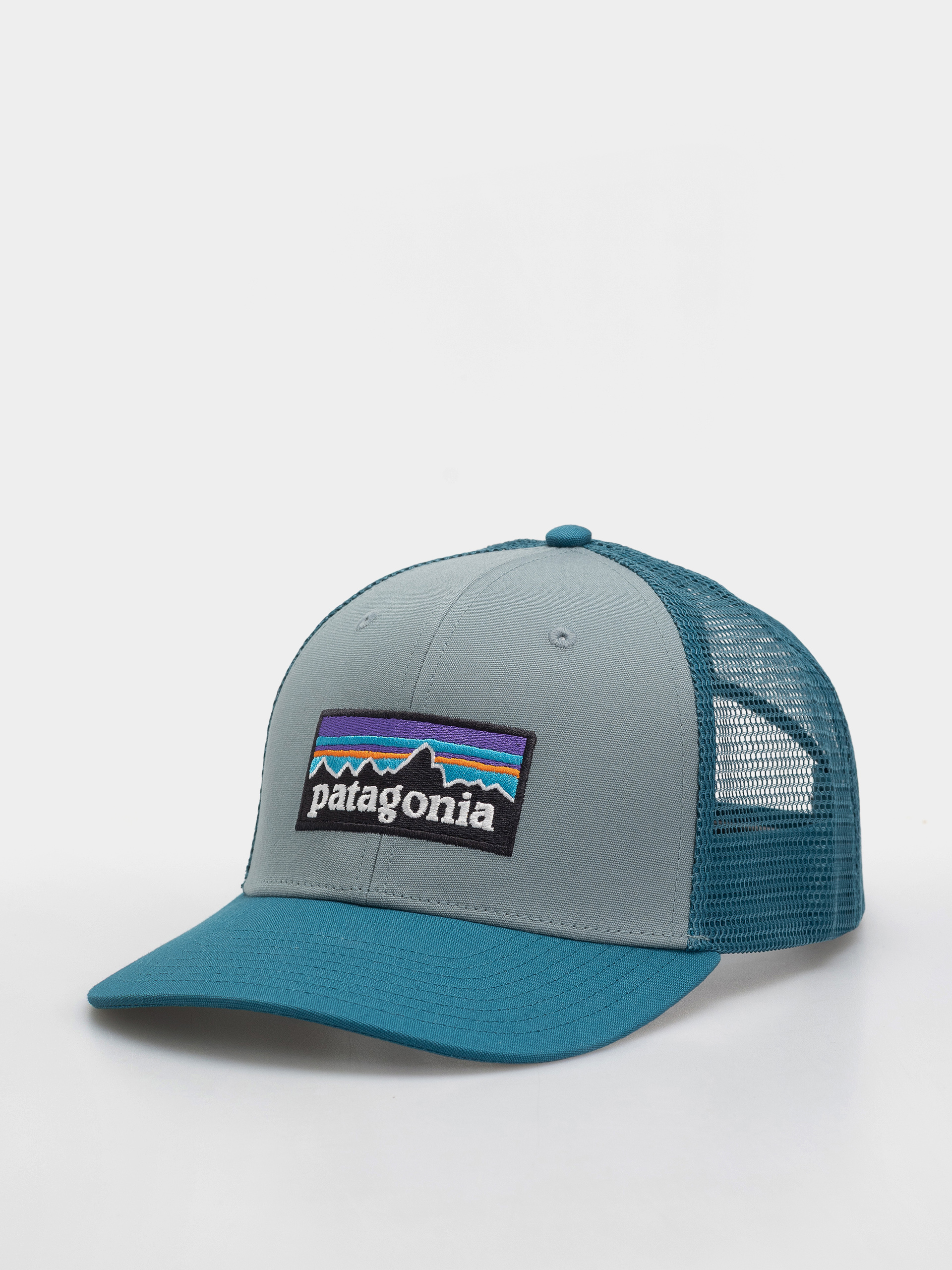 Šiltovka Patagonia P 6 Logo Trucker (blue sage)