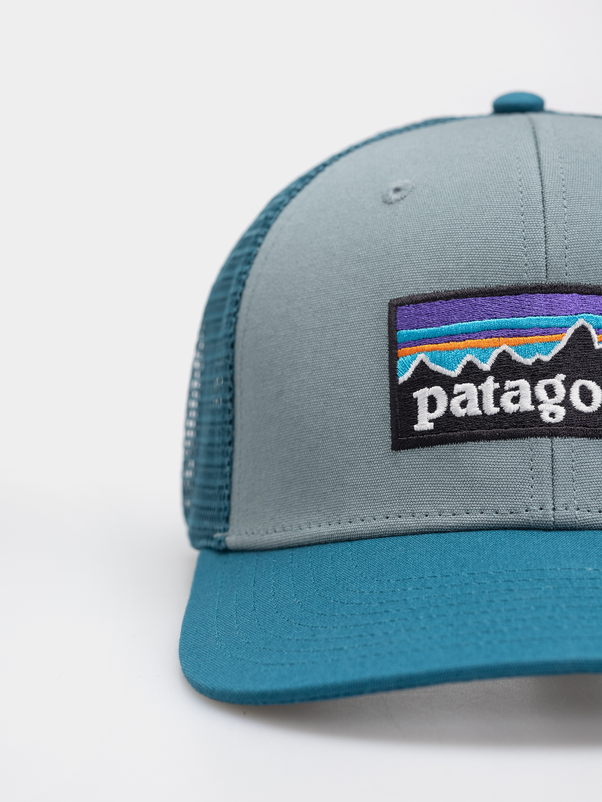 Šiltovka Patagonia P 6 Logo Trucker (blue sage)