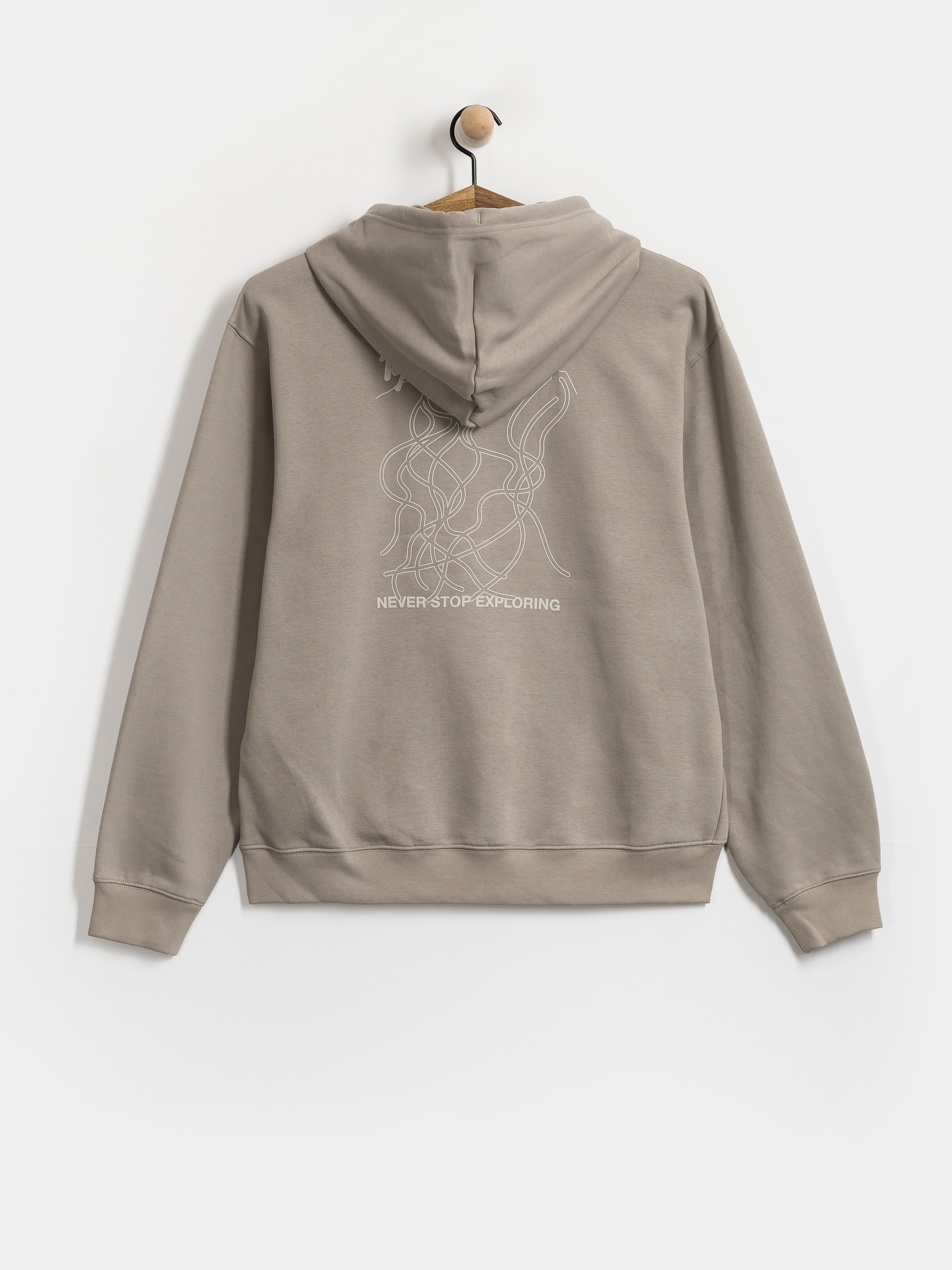 Mikina s kapucu0148ou The North Face Nse Slopes Relaxed HD (stone slab)