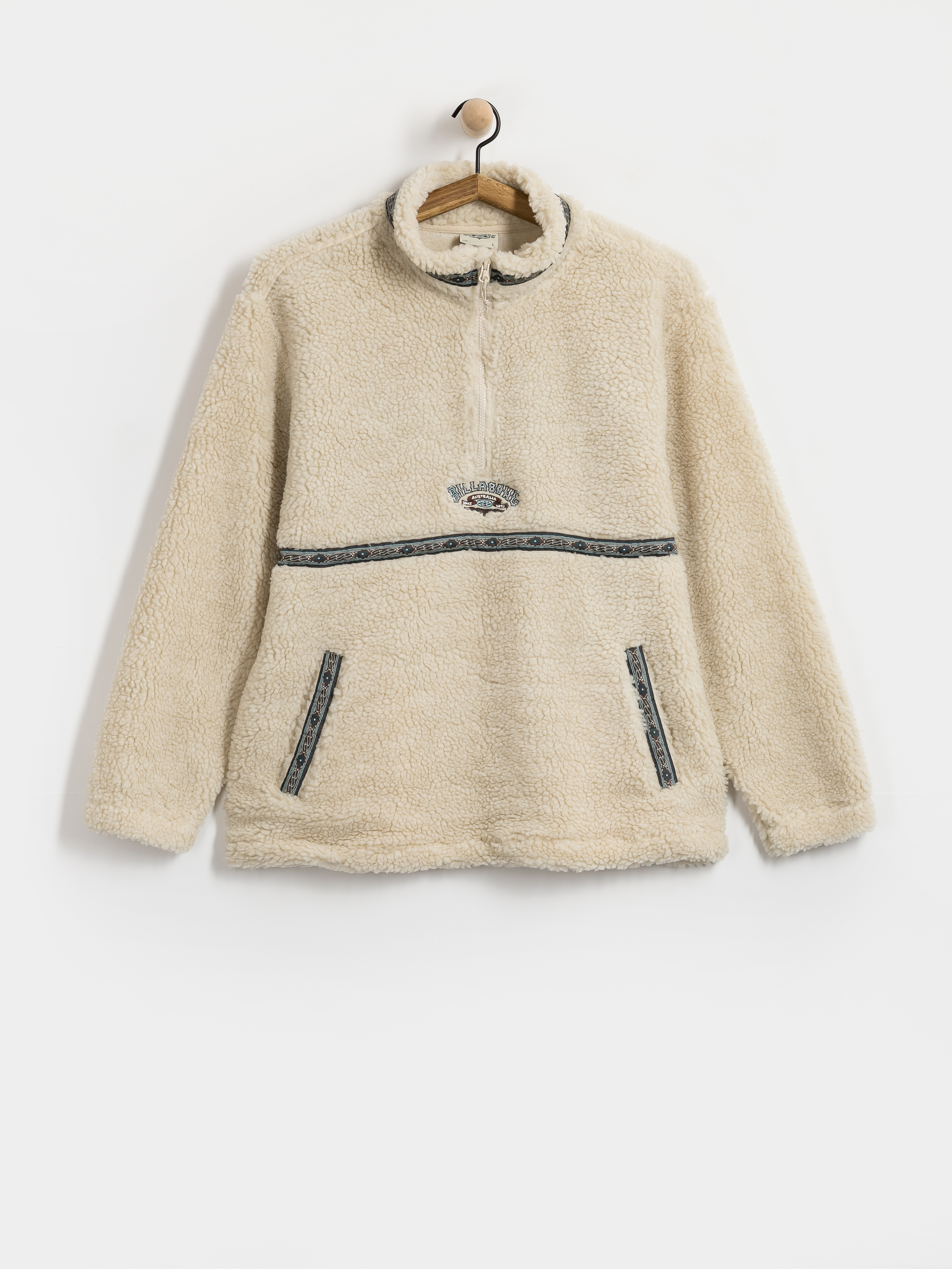 Pánsky Flísová mikina Billabong Tombstone Half Zip (oatmeal)