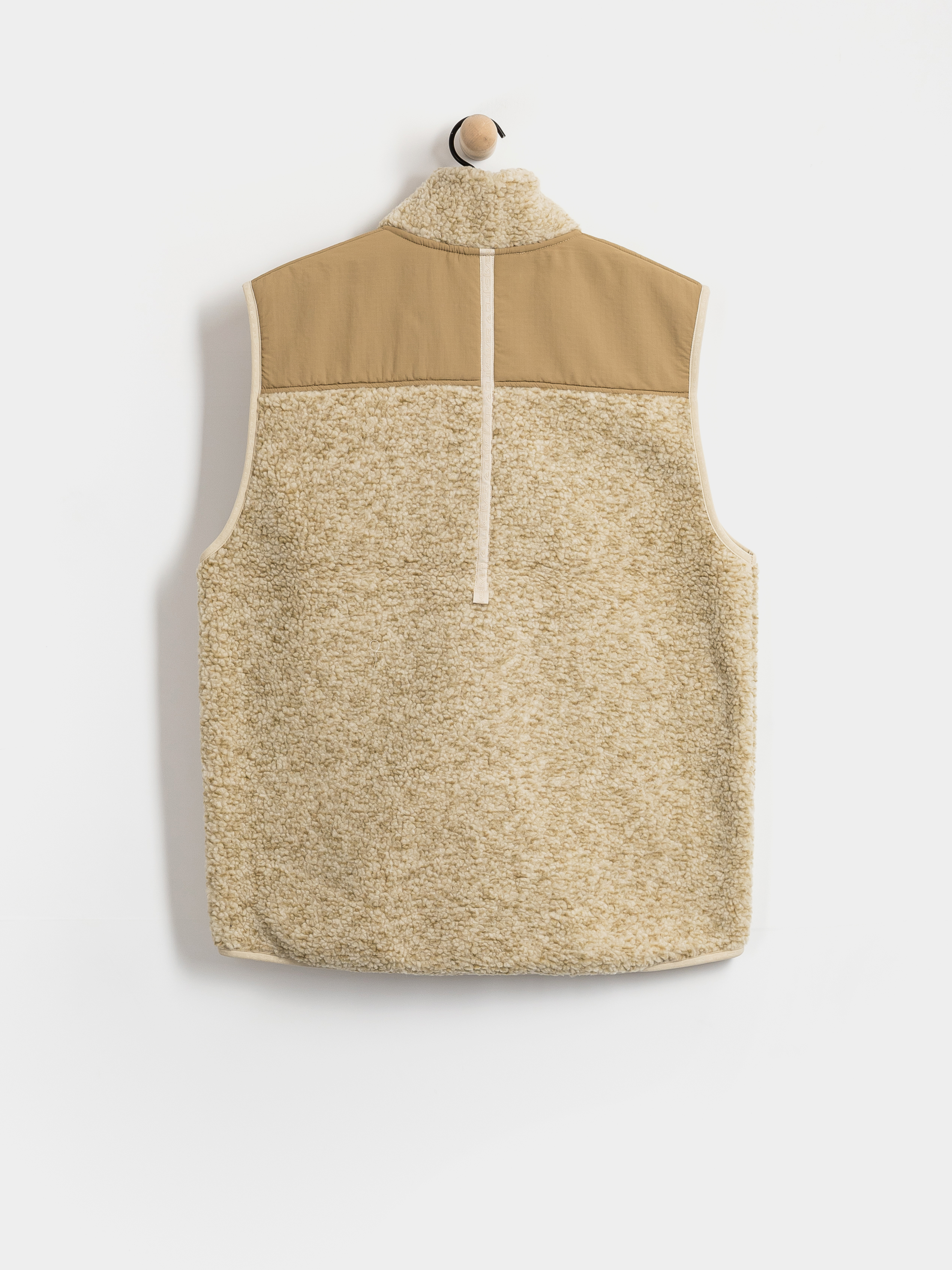 Pánsky Flísová mikina Quiksilver Shallow Water Gilet (peyote heather swallow water)