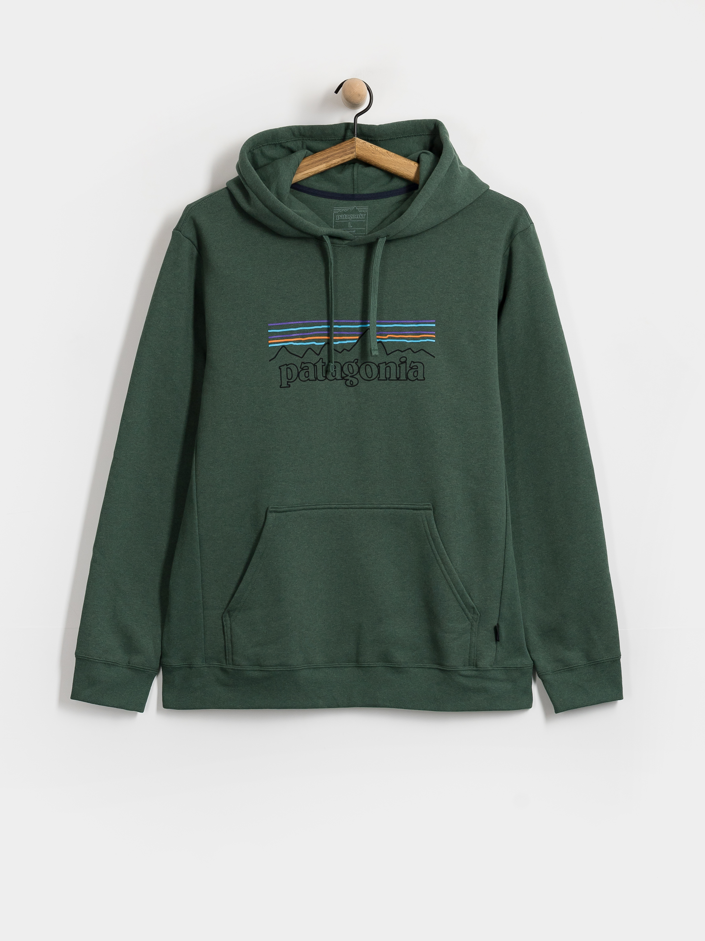Mikina s kapucňou Patagonia P 6 Logo Uprisal HD (p 6 outline canopy green)