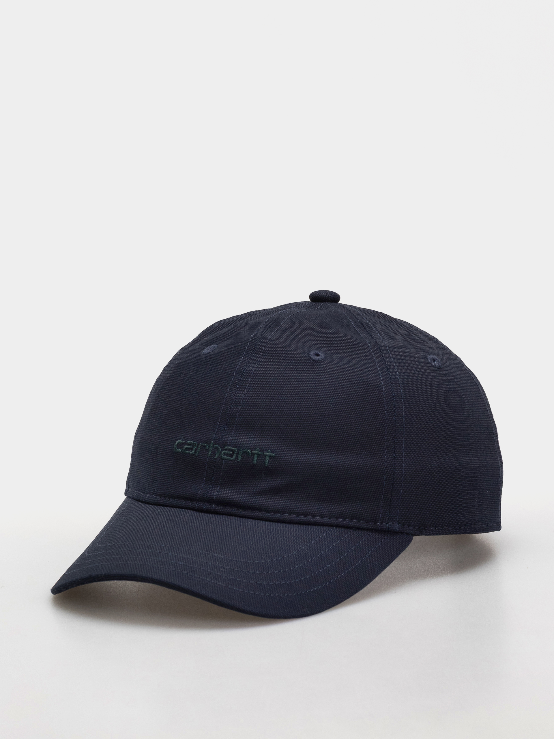 Šiltovka Carhartt WIP Canvas Script (dark navy/dark scarab)