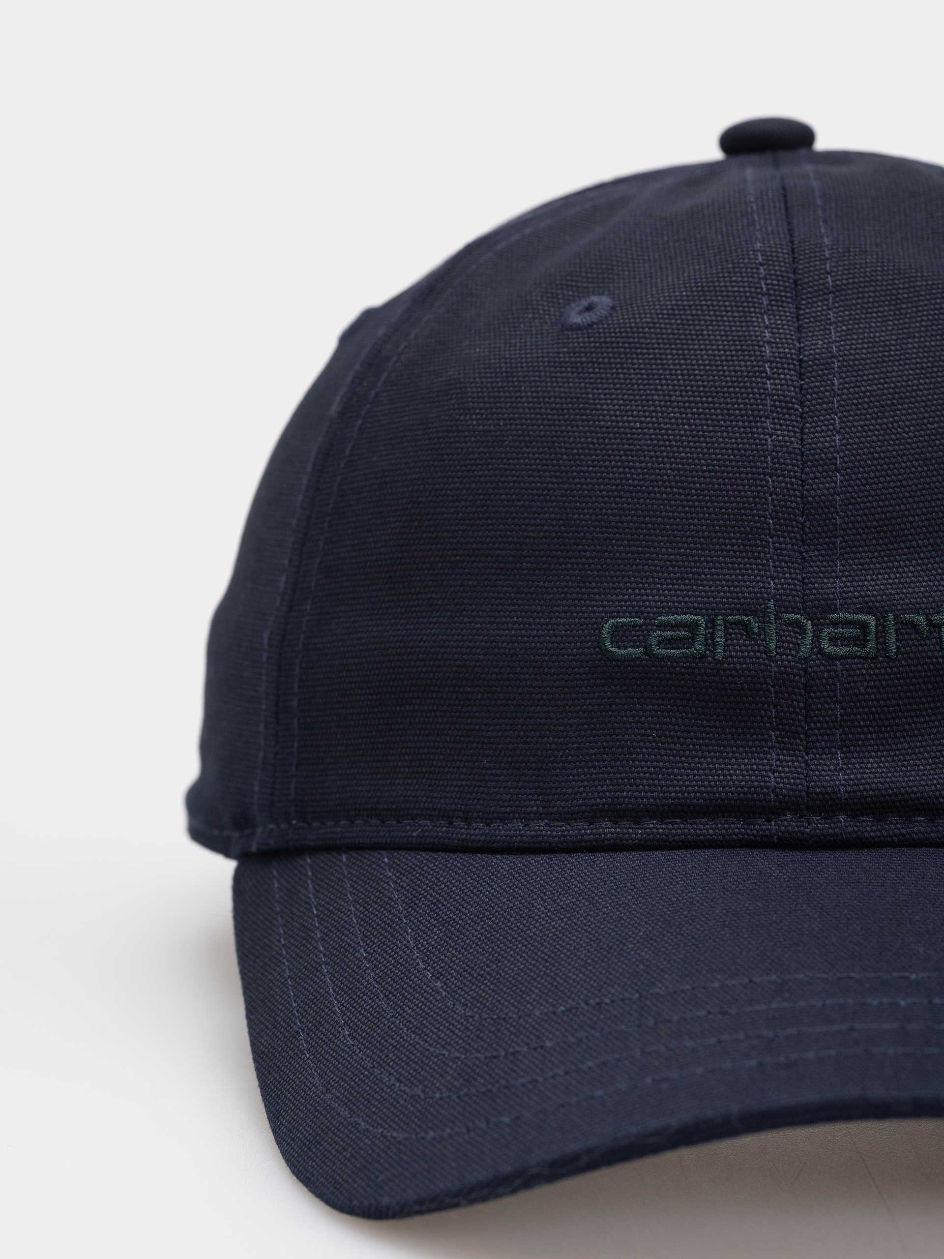 Šiltovka Carhartt WIP Canvas Script (dark navy/dark scarab)