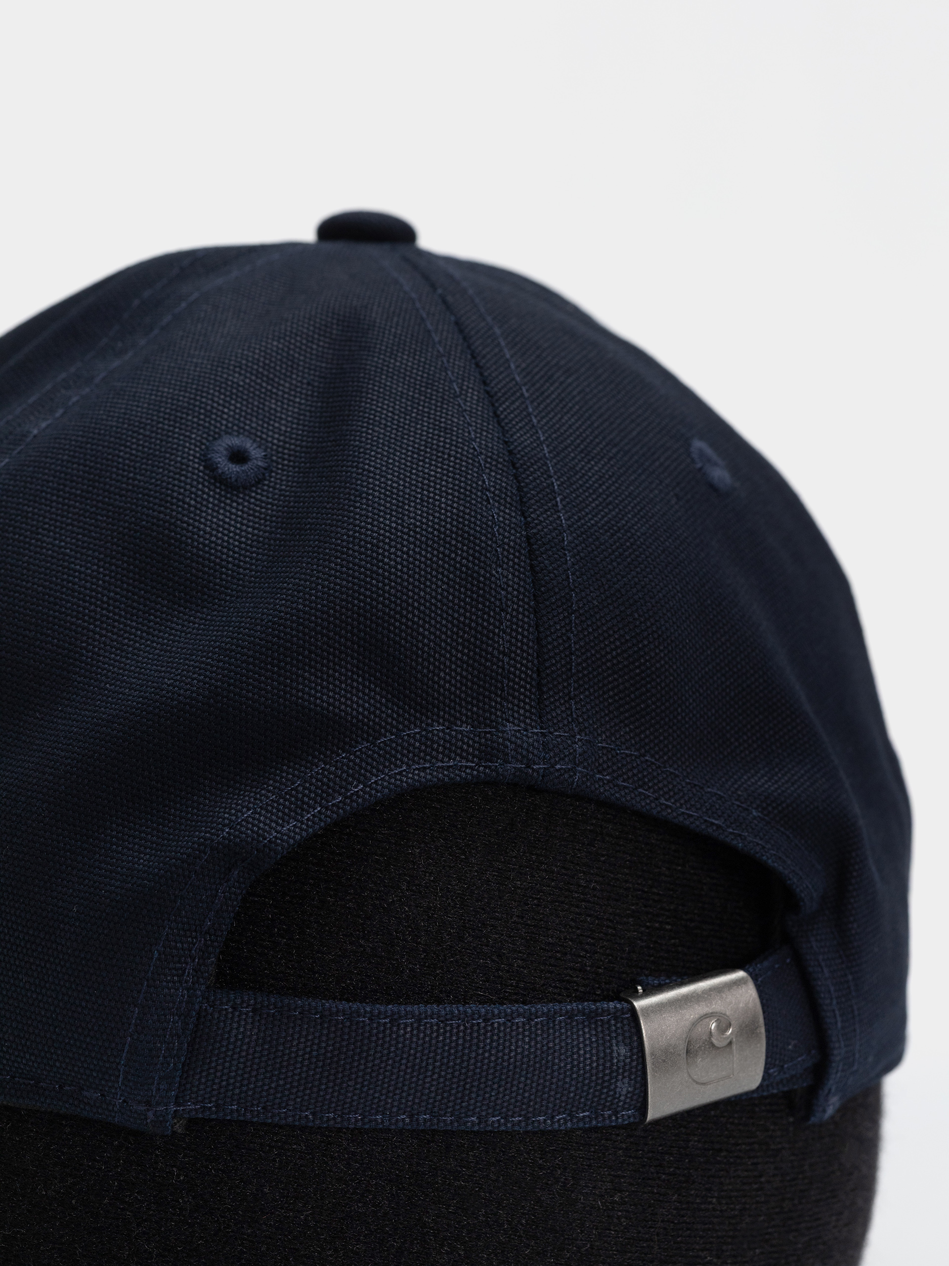 Šiltovka Carhartt WIP Canvas Script (dark navy/dark scarab)