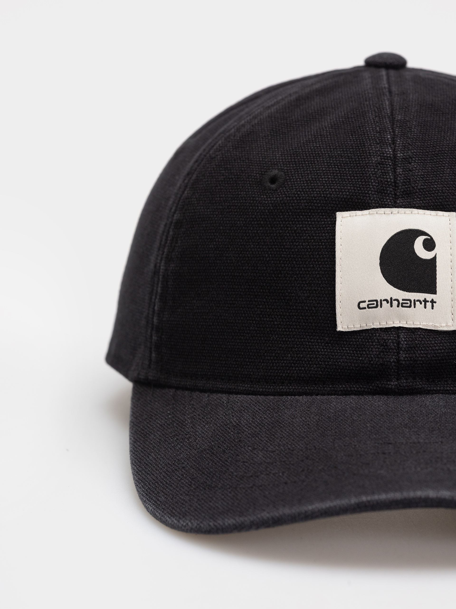 Šiltovka Carhartt WIP Canvas (black/stone washed)