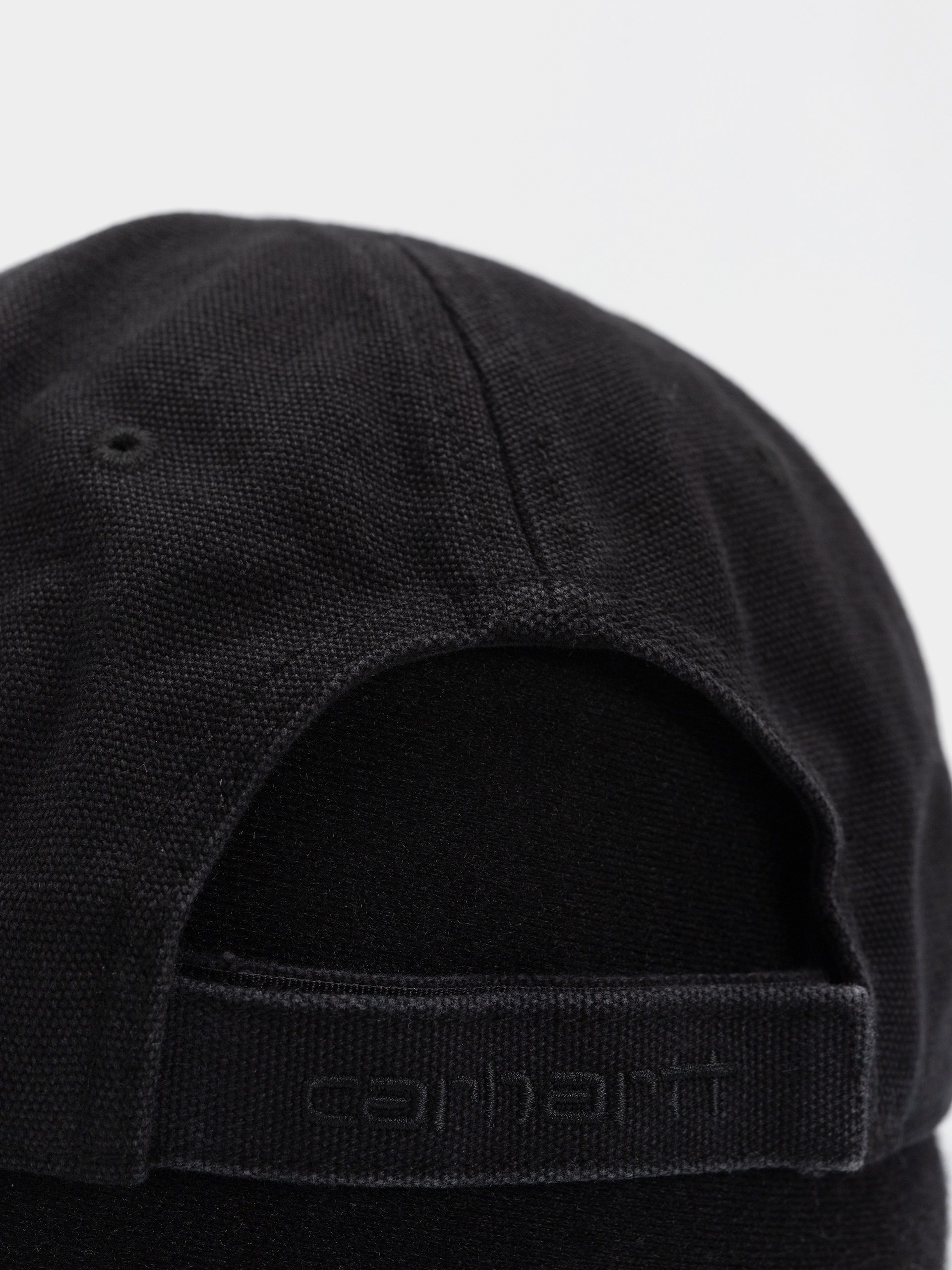 Šiltovka Carhartt WIP Canvas (black/stone washed)