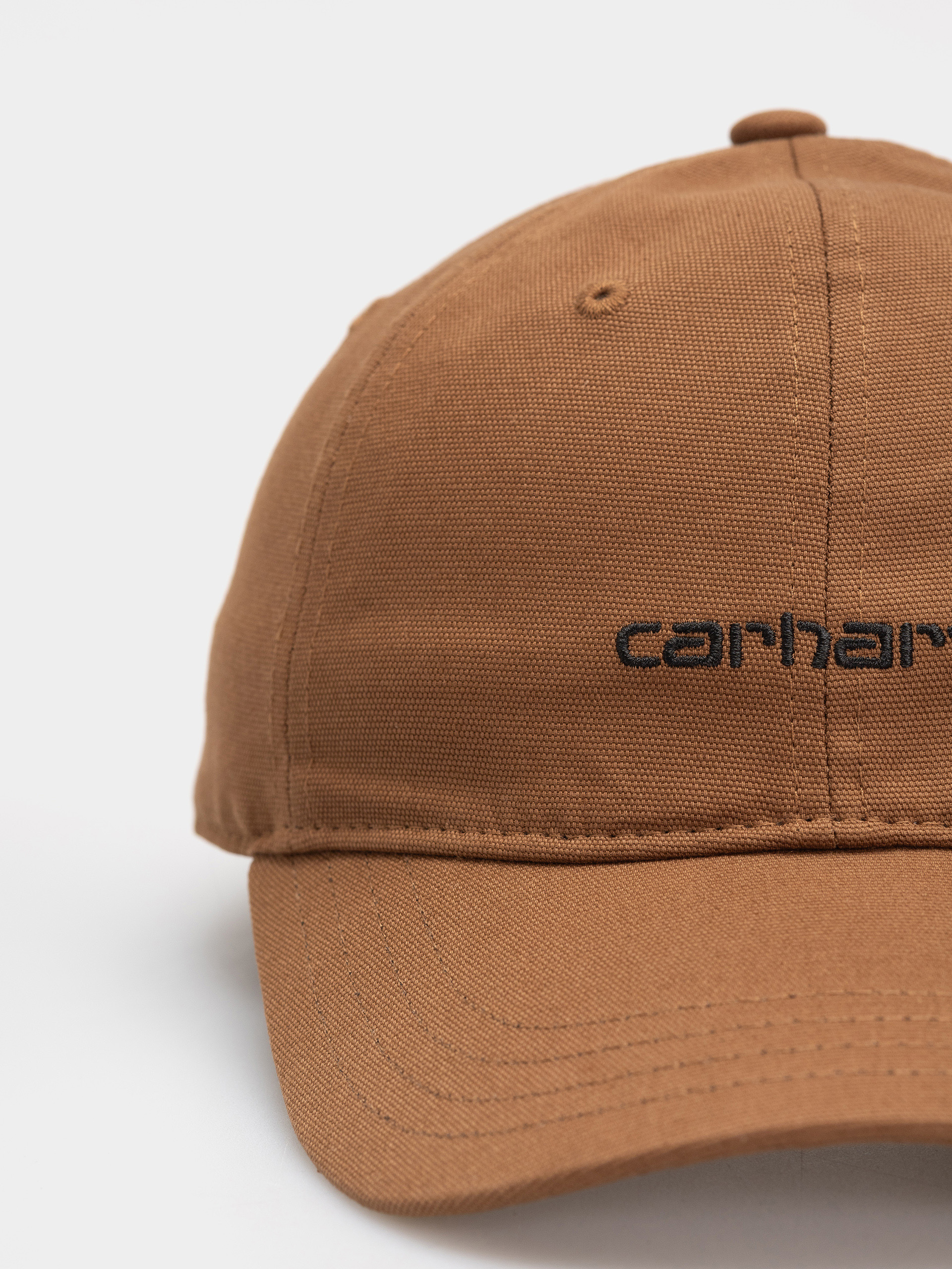 Šiltovka Carhartt WIP Canvas Script (wip h brown/black)