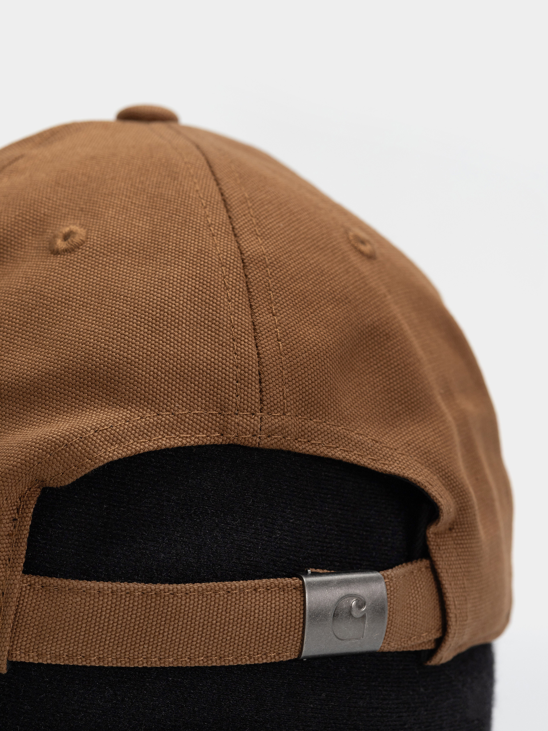 Šiltovka Carhartt WIP Canvas Script (wip h brown/black)