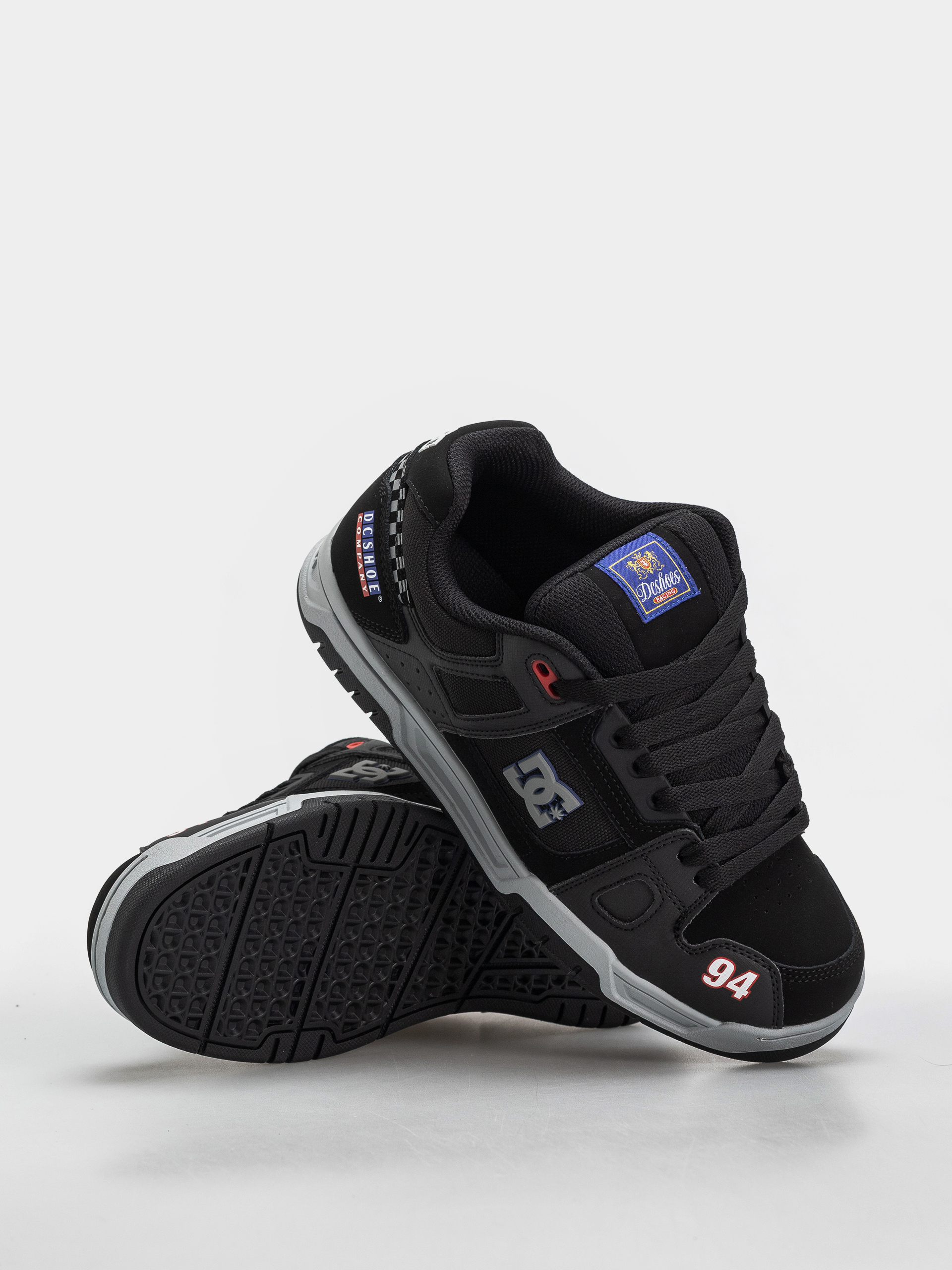 Topánky DC Stag (black/grey/blue)