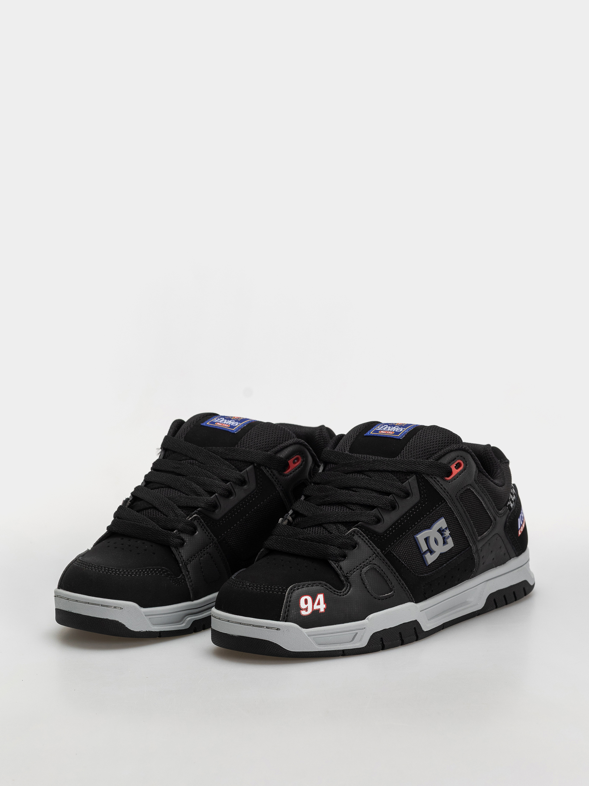 Topánky DC Stag (black/grey/blue)