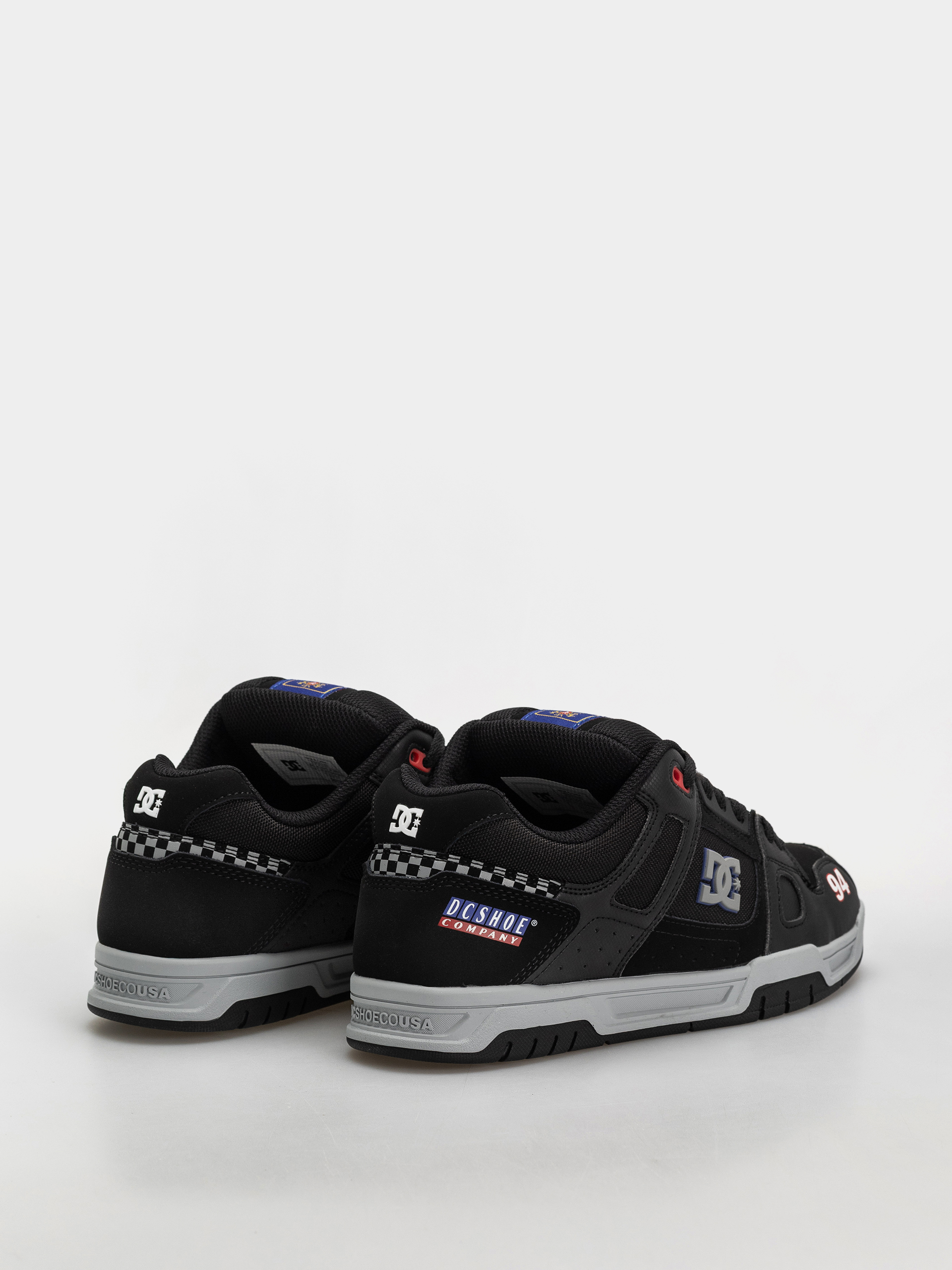 Topánky DC Stag (black/grey/blue)