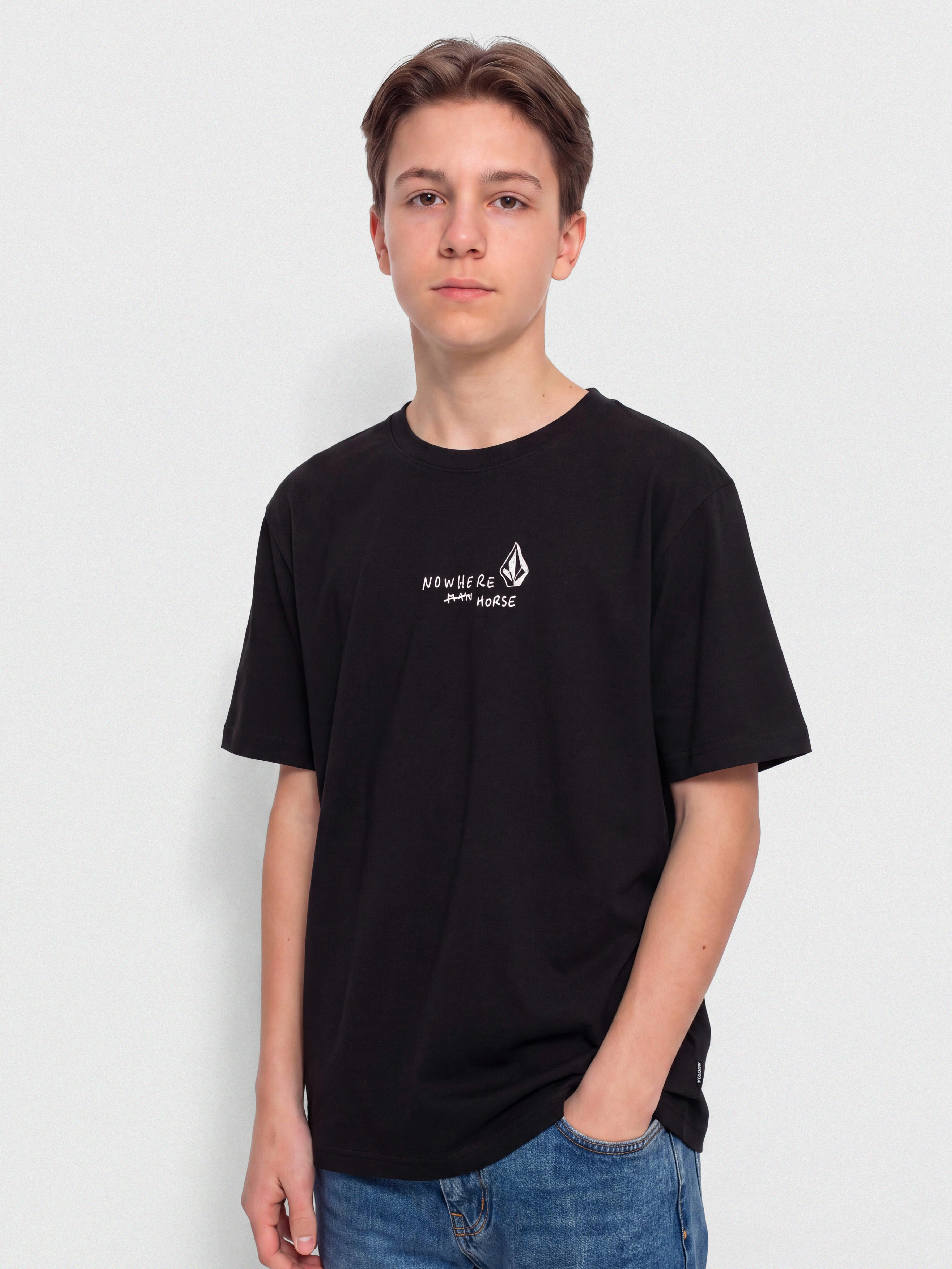 Tričko Volcom Nowhere Bsc JR (black)