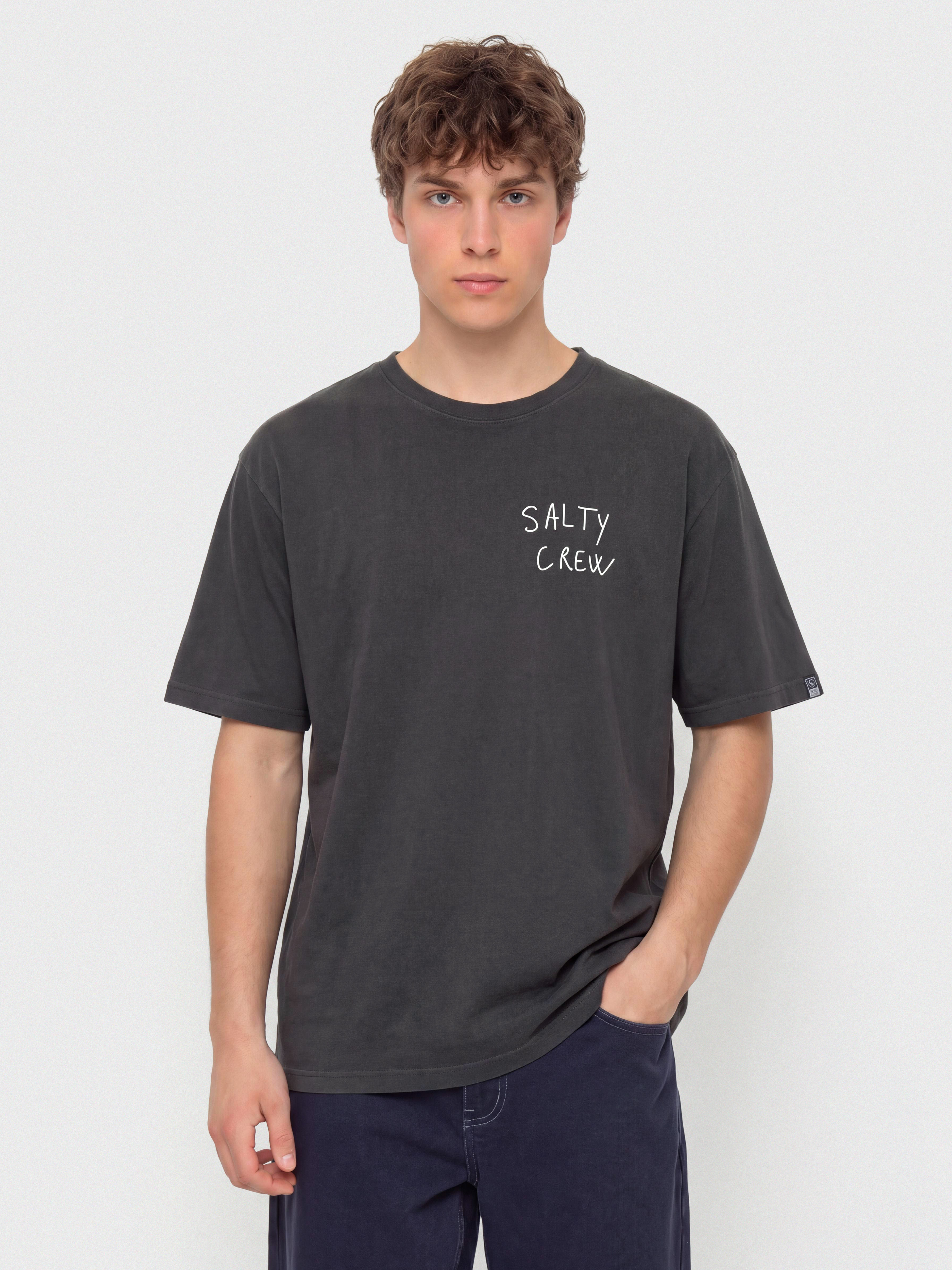 Tričko Salty Crew Swivel Lb (pirate black)