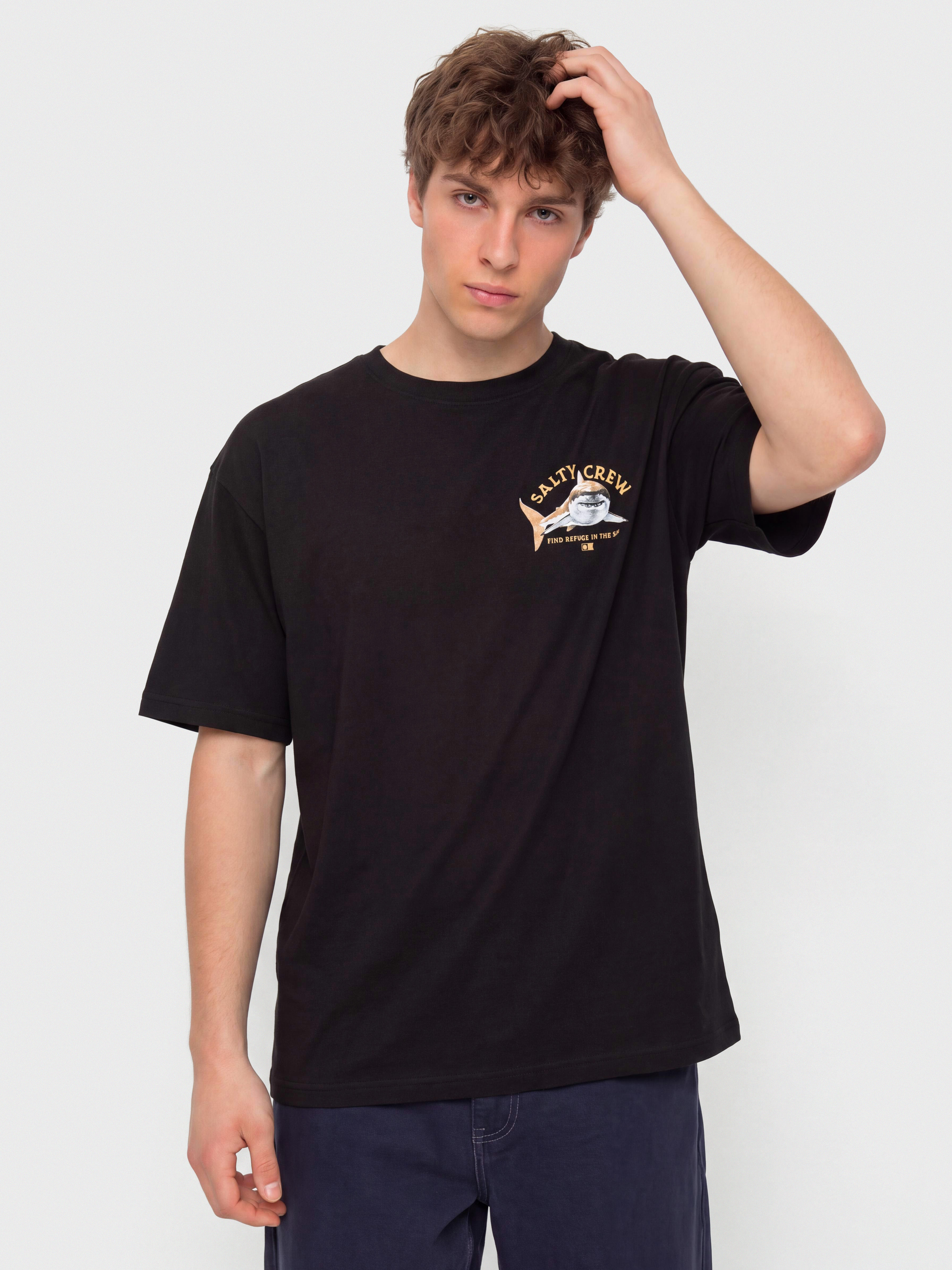 Tričko Salty Crew Lurking (black)